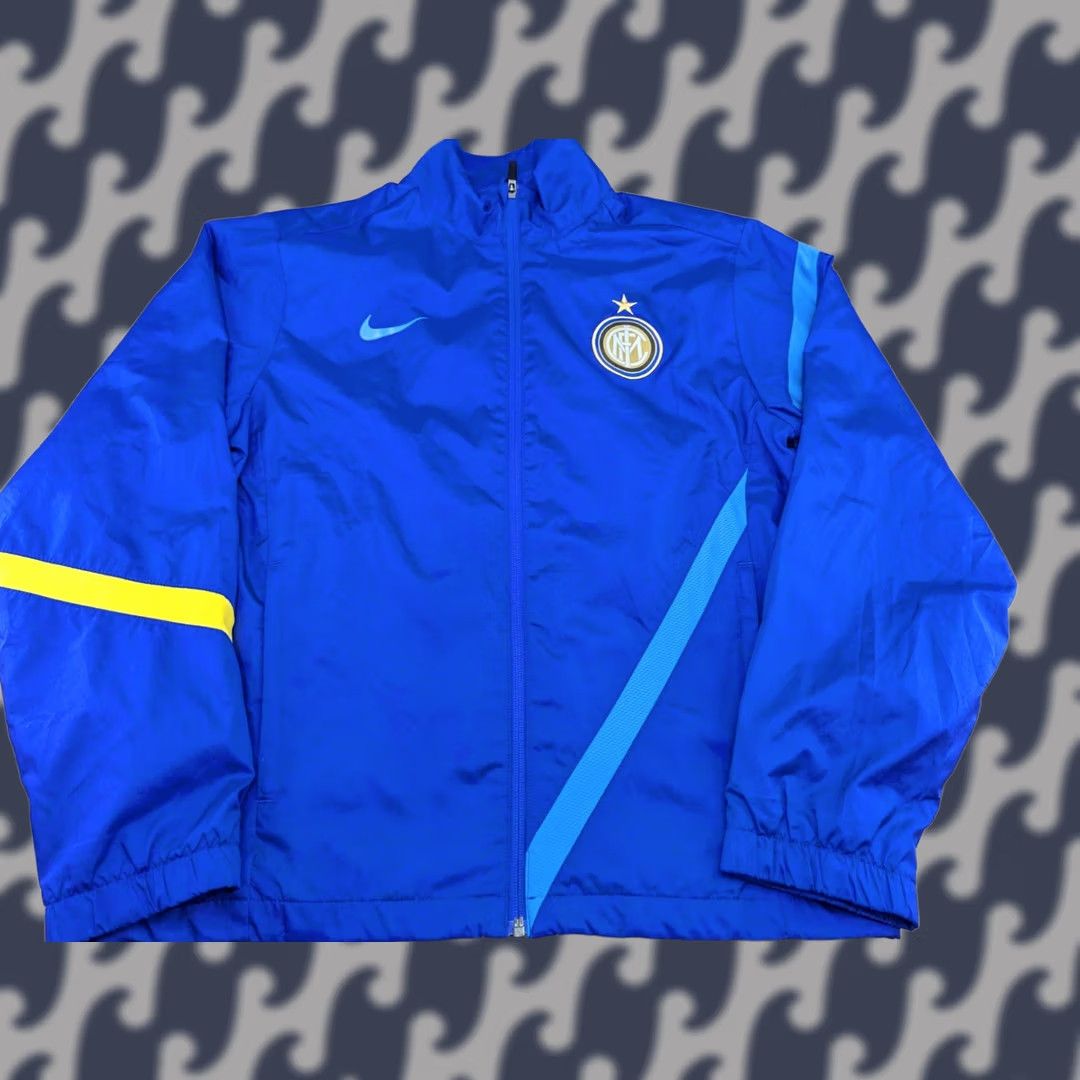 Nike Nike FC Milan 2012-2013 Mens Training Jacket Sz M Full Zip Football Adult Blue Size US M / EU 48-50 / 2 - 1 Thumbnail