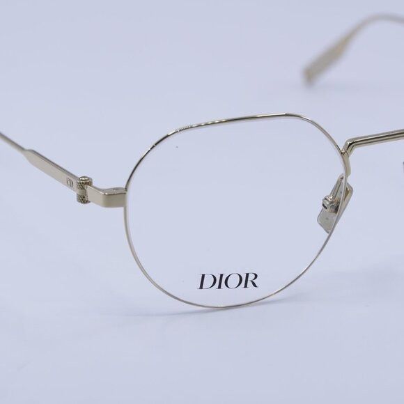 Dior 🕶️ New Dior NEODIORO R3U B000 Eyeglasses - Shiny Gold Frame Size ONE SIZE - 5 Thumbnail
