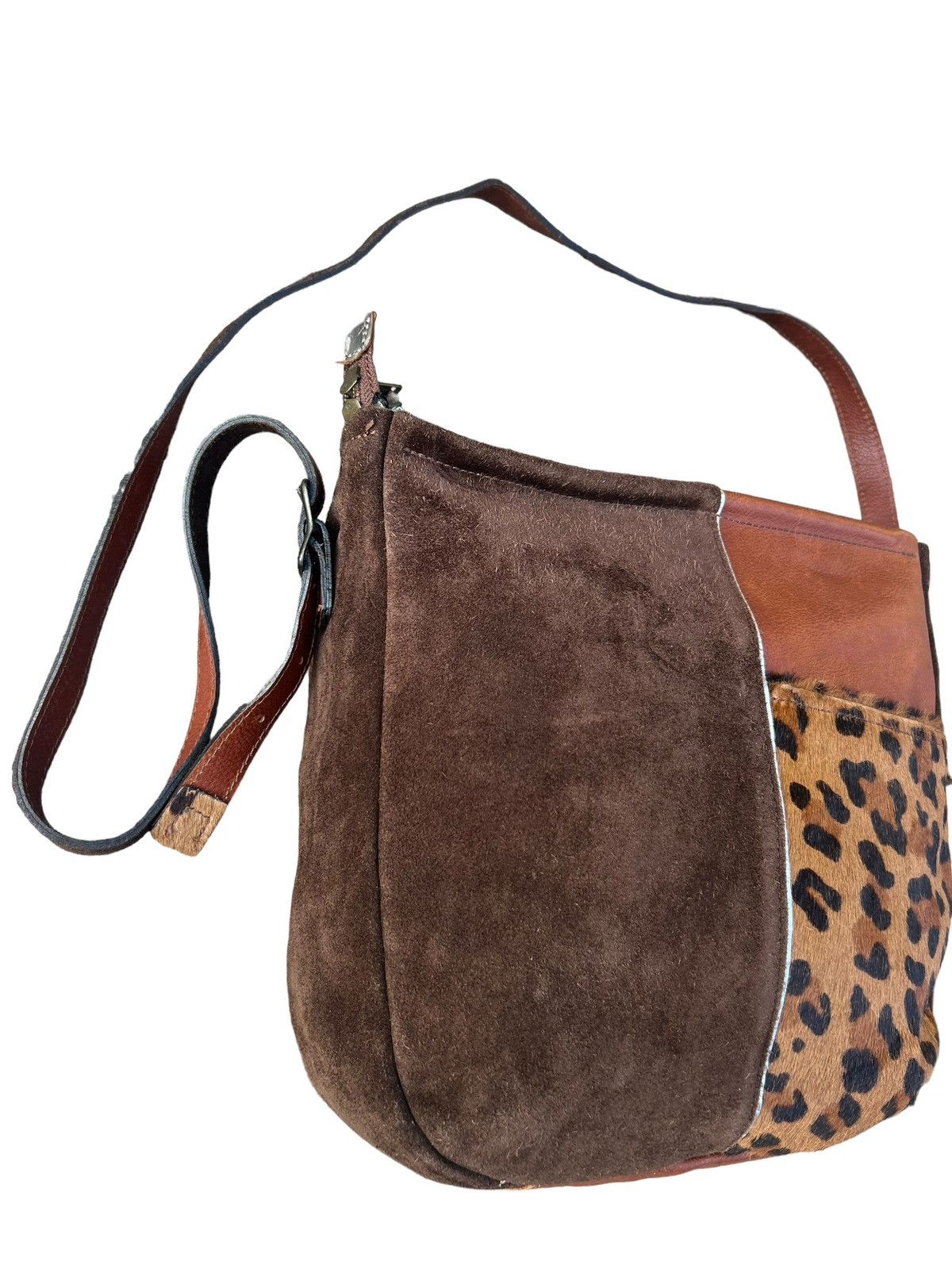Leather Vintage Turkuabo Japan Patchwork Leather Bag Size ONE SIZE - 8 Thumbnail