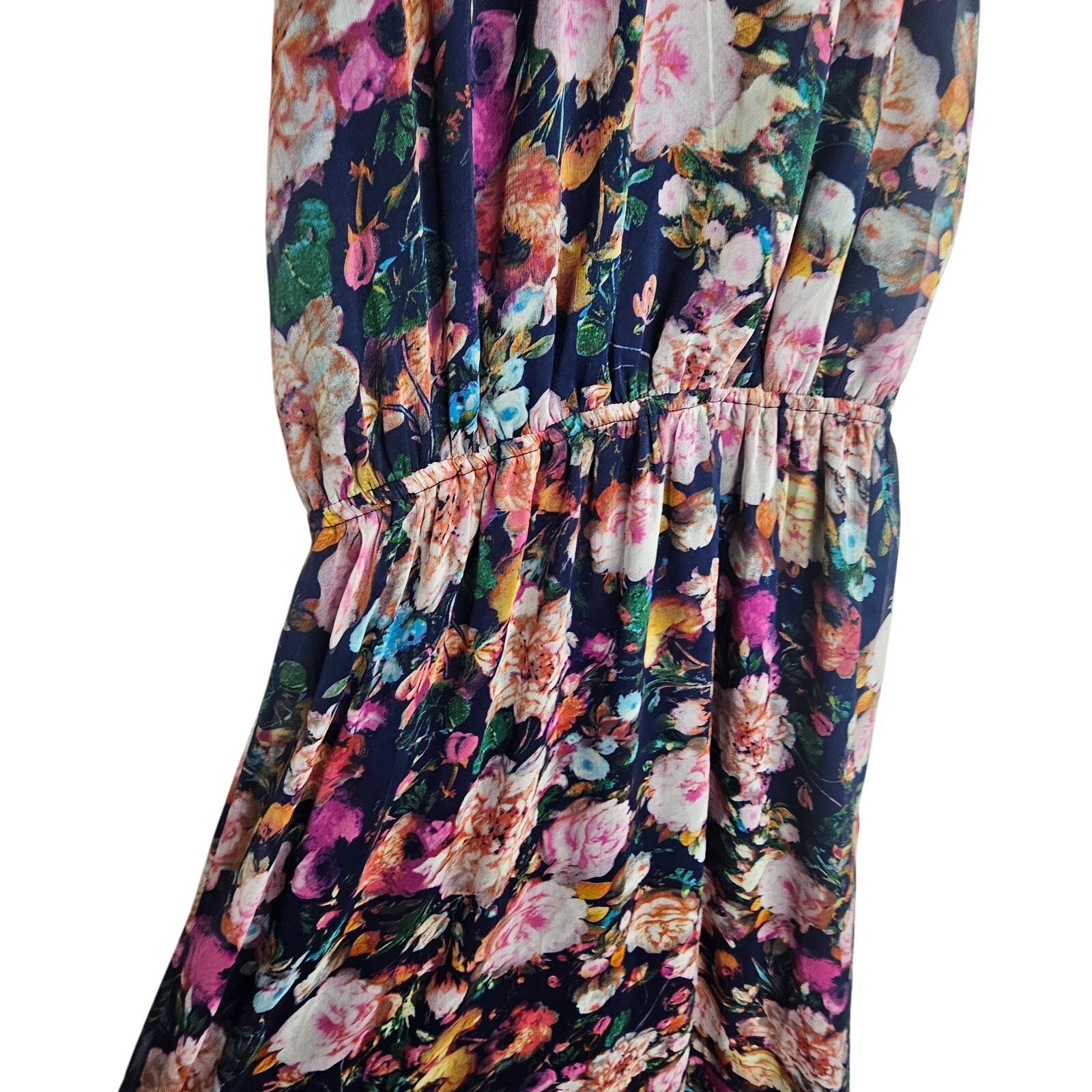 FABI Fate Womens Floral Ruby Maxi Dress Size S Wedding Guest Size S / US 4 / IT 40 - 3 Thumbnail