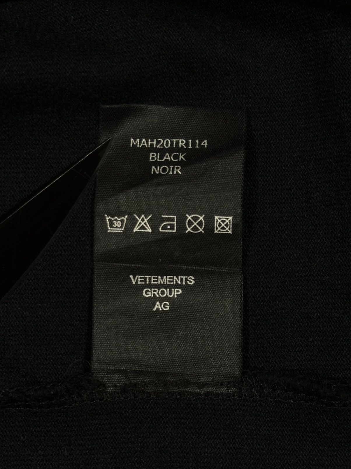 Vetements Vetements 'The President' Oversized T-Shirt Black Size US XL / EU 56 / 4 - 11 Thumbnail