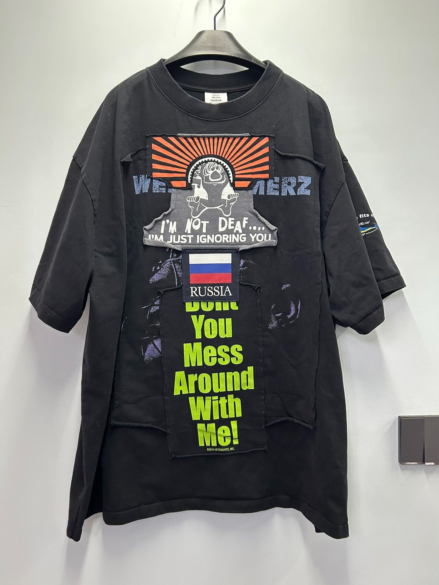 Vetements Planet Number Graphic Oversized Neptune T-Shirt | Grailed