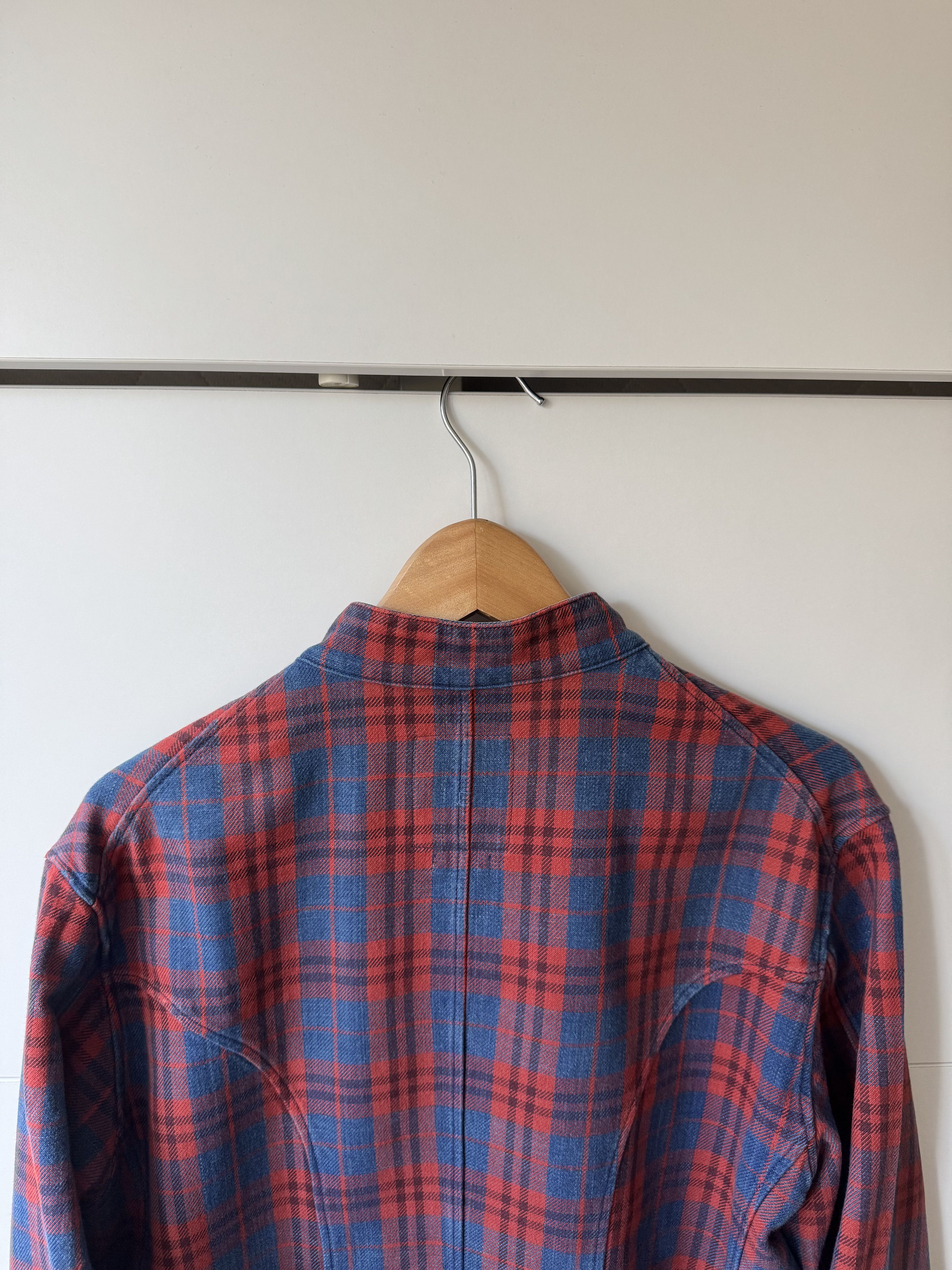 Visvim [3] Lugli Jacket Indigo Check in Red (AW14) Size US L / EU 52-54 / 3 - 5 Thumbnail