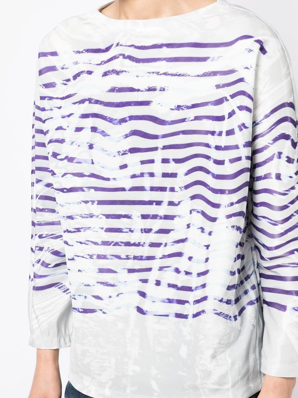 Doublet o1mris0824 Basque T-Shirt in White/Blue Size US M / EU 48-50 / 2 - 5 Thumbnail