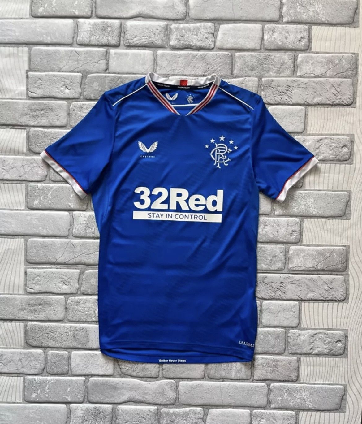 Castore RANGERS F.C. CASTORE 2020/2021 FOOTBALL HOME JERSEY Size US S / EU 44-46 / 1 - 1 Thumbnail