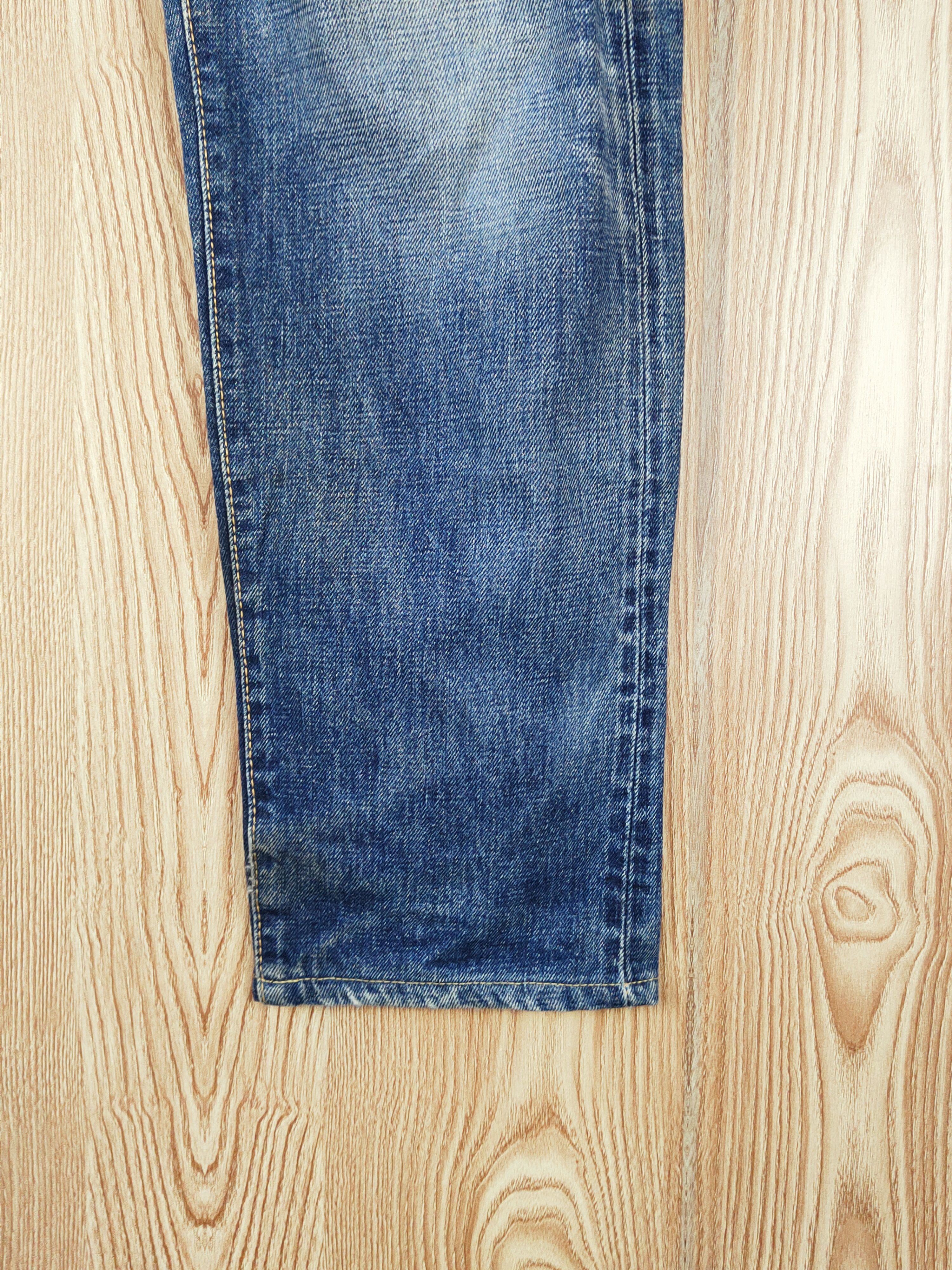 Edwin Edwin japan denim Dark Blue Distressed Ripped Jeans #W949 Size US 31 - 6 Thumbnail