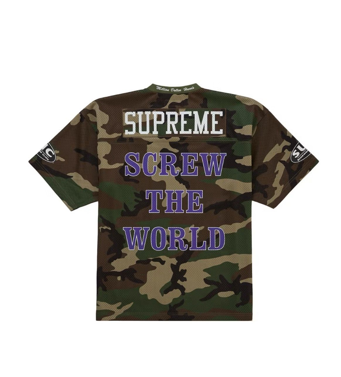 Supreme Supreme Dj Screw Woodland Camo Jersey Size US XL / EU 56 / 4 - 5 Thumbnail