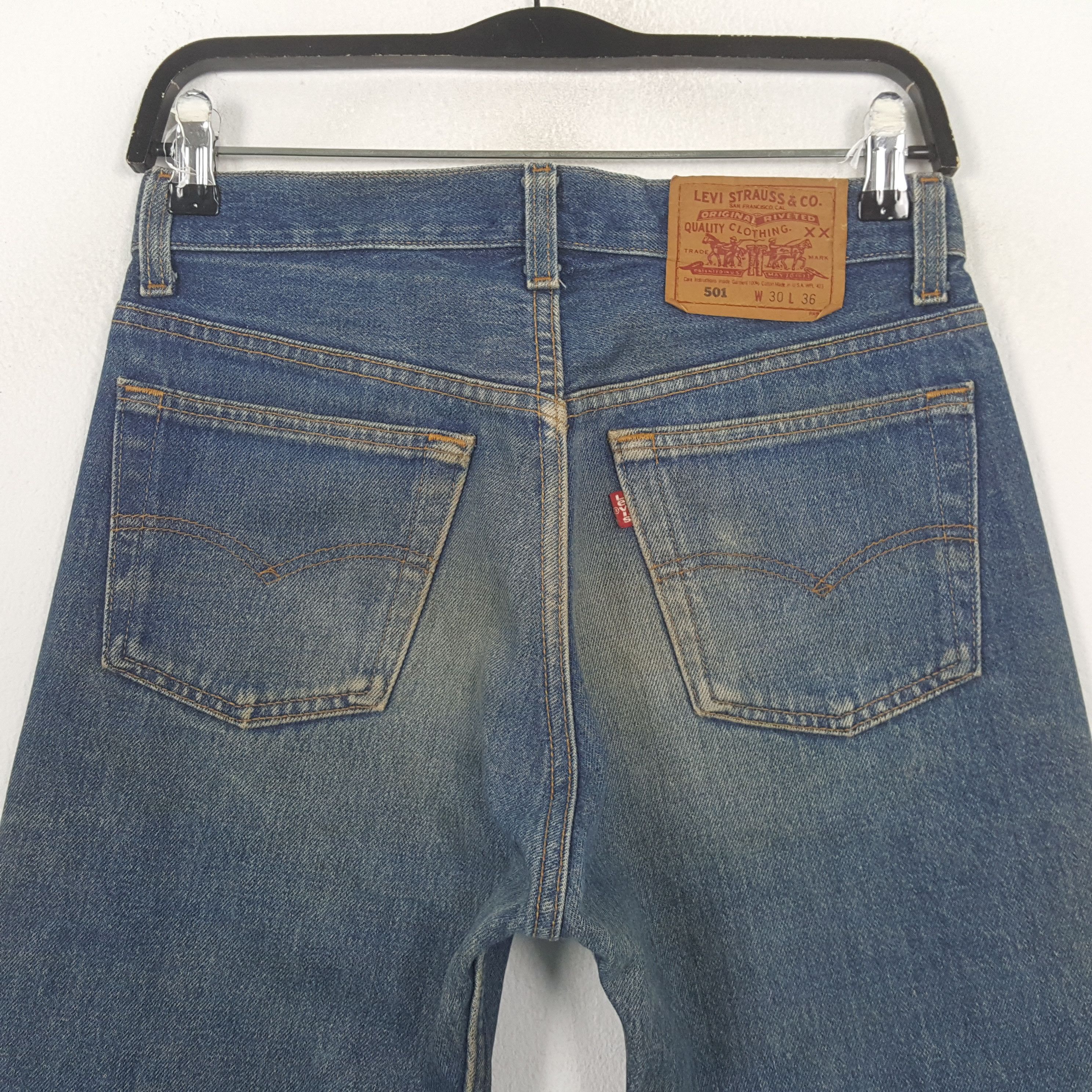 Levi's Levis 501 Made In USA Streetwear Style Jeans RR12 Size US 28 / EU 44 - 5 Thumbnail