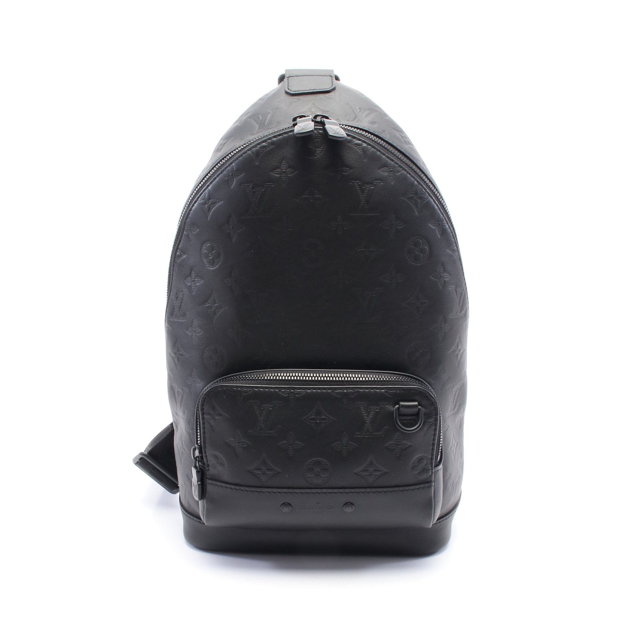Louis Vuitton Louis Vuitton Monogram Shadow Sling Bag Noir Body Leather Black Size ONE SIZE - 1 Thumbnail