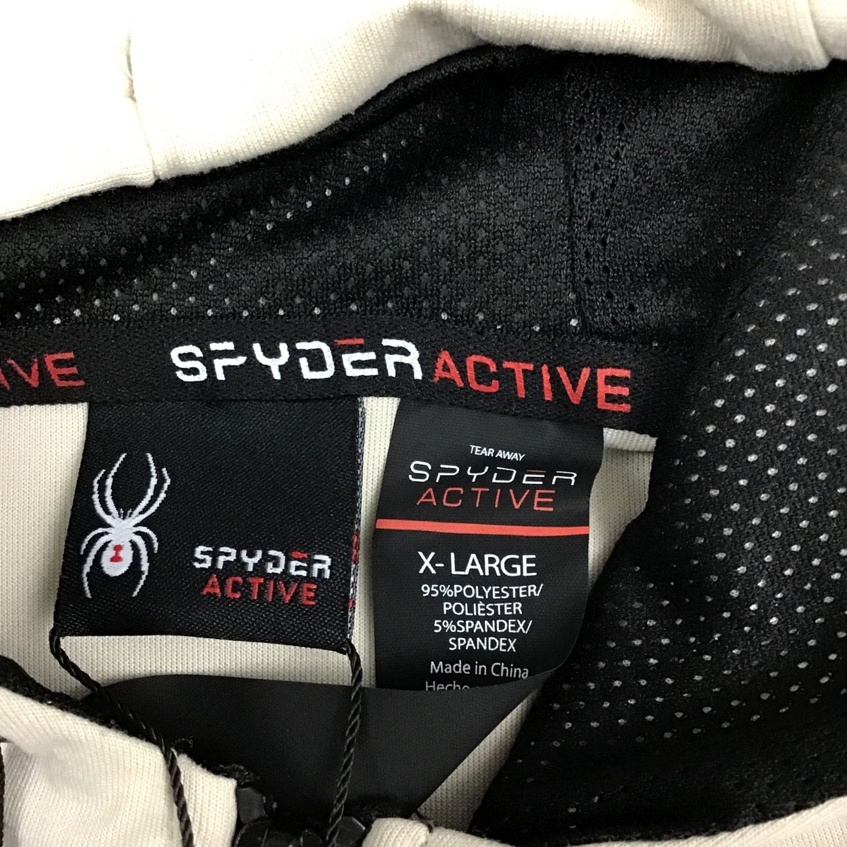 Spyder Spyder Jacket Men XL Beige Active Performance Full Zip Hoodie Extra Large Size US XL / EU 56 / 4 - 5 Thumbnail