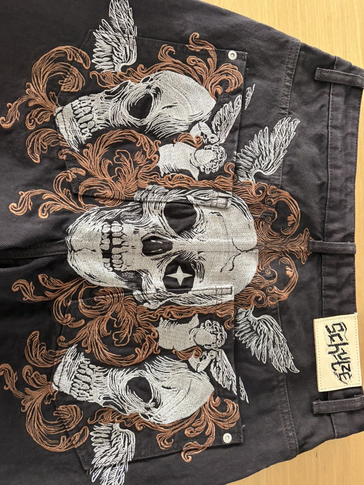 Derschutze Derschutze Hellboy Brown Denim Jeans - Size 32 Size US 32 / EU 48 - 3 Thumbnail