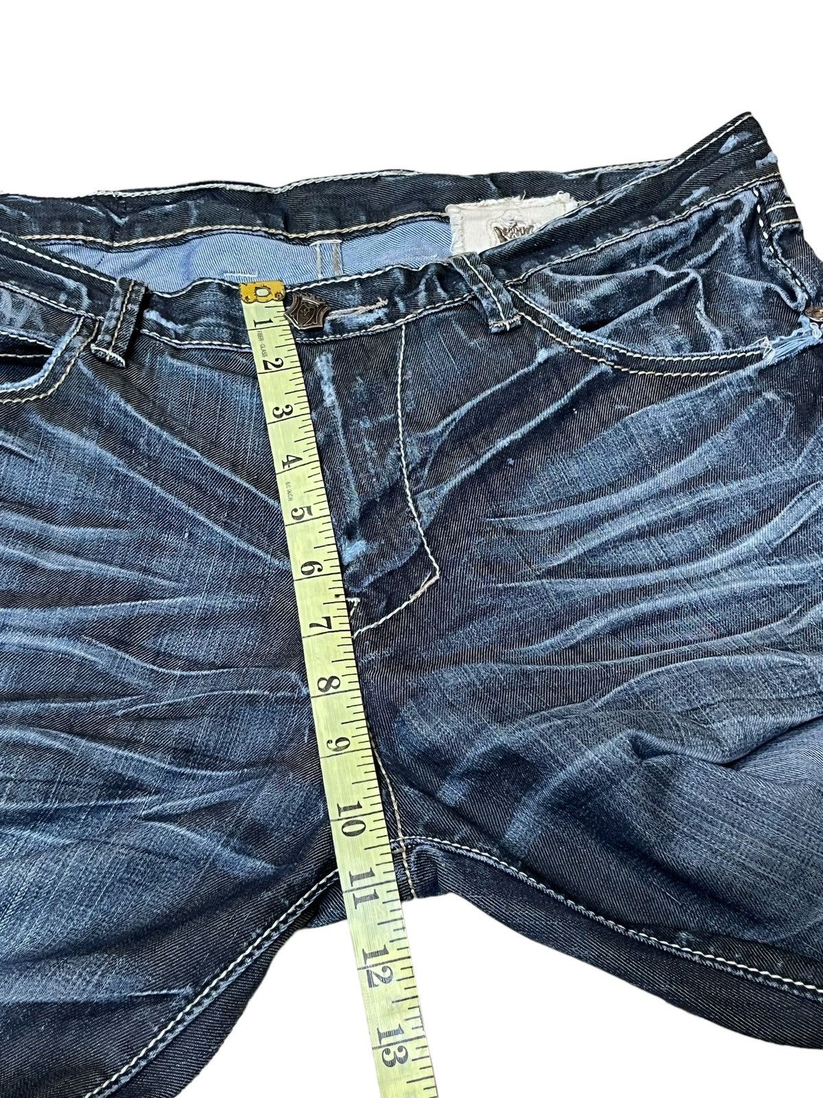 Japanese Brand SICK🔥MONARCHY BOOTSTRAP/FLARE LEG JEANS Size US 36 / EU 52 - 21 Thumbnail