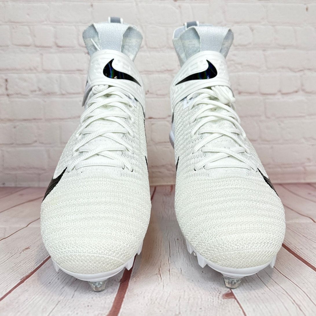 Nike Nike Alpha Menace Elite 2 Flyknit White Football Cleats Size US 11 / EU 44 - 6 Thumbnail