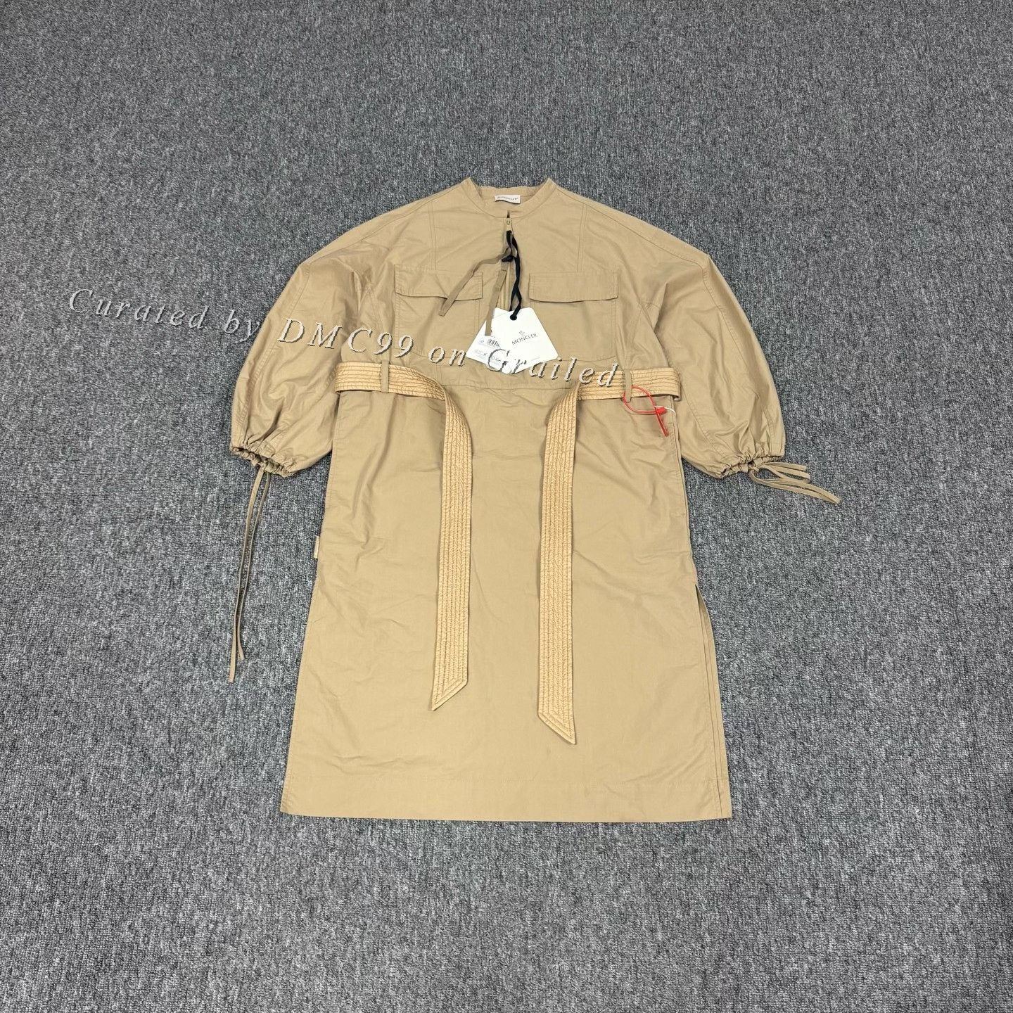 Moncler Moncler SS25 Zip Detachable Belt Dress Size S / US 4 / IT 40 - 1 Thumbnail
