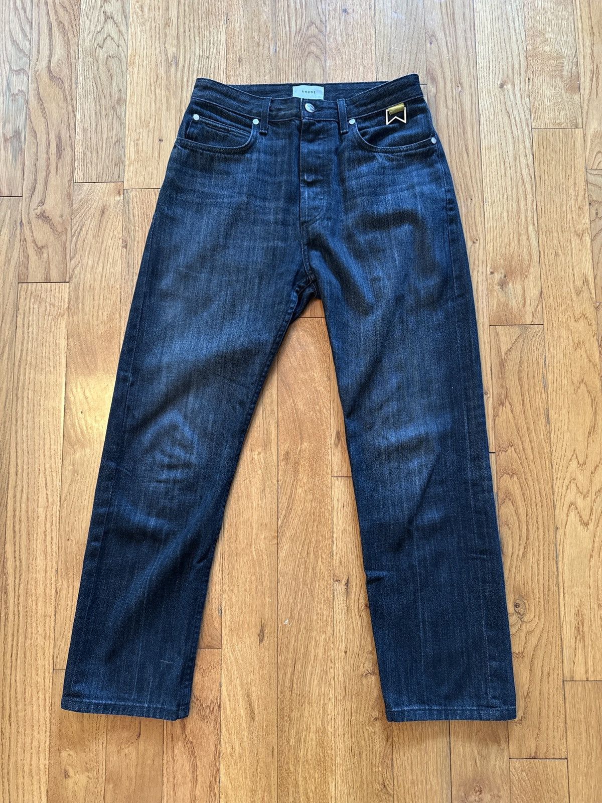 Rhude Rhude Cropped Jean [Black] Size US 30 / EU 46 - 1 Thumbnail