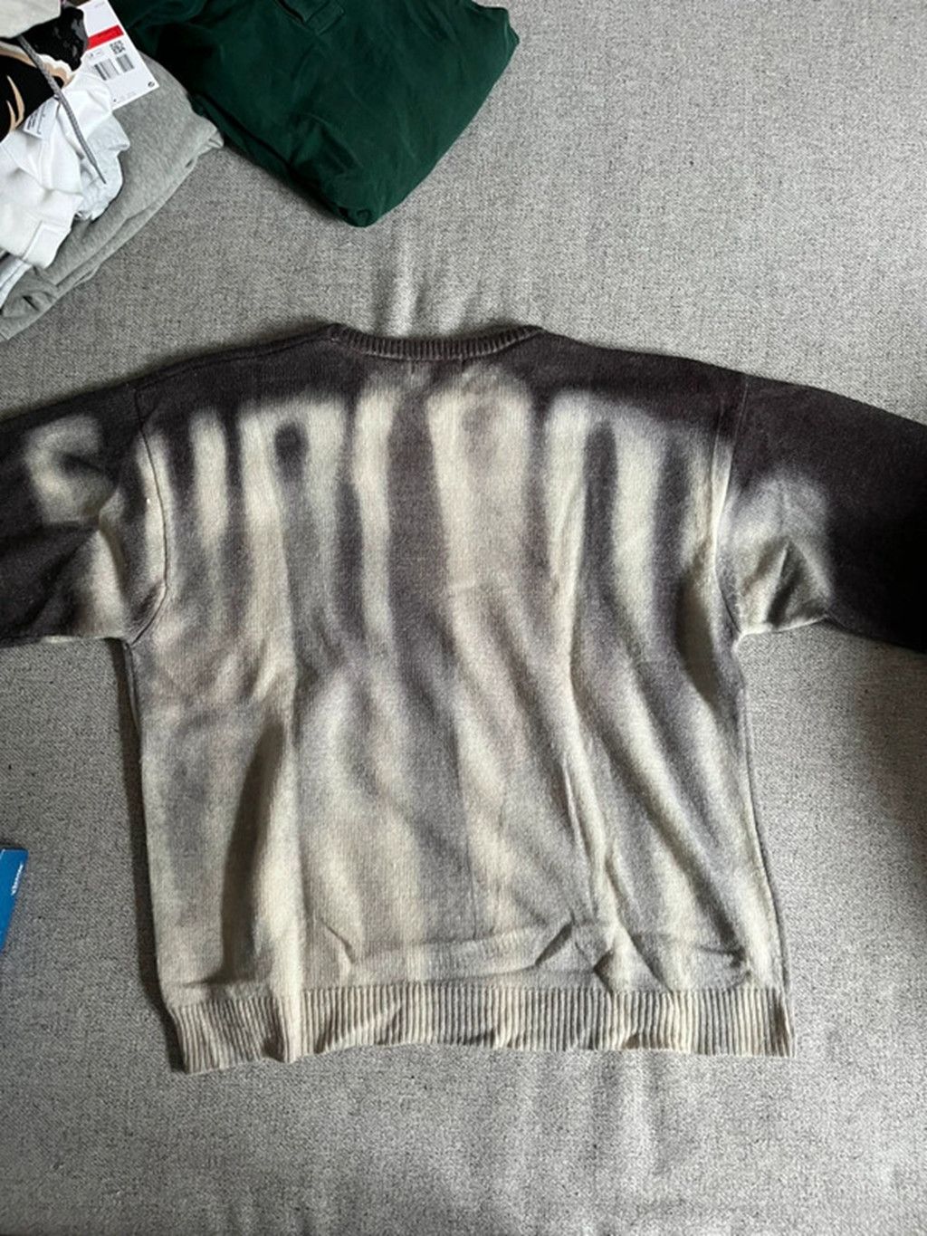 Supreme Supreme fuzzy logo black sweater Size US M / EU 48-50 / 2 - 2 Thumbnail