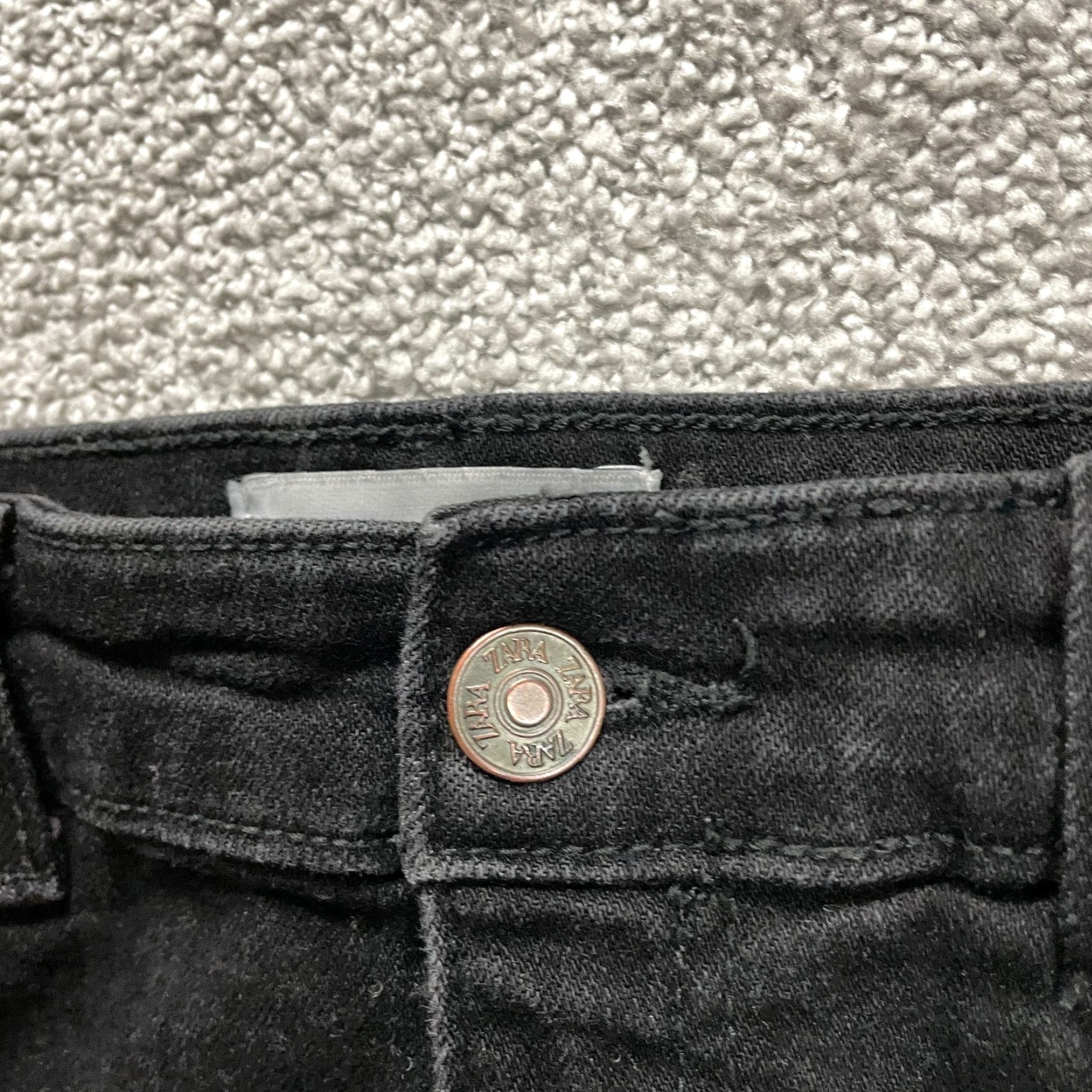 Zara VINTAGE Zara Women's Skinny Jeans 8 Black High Rise Stretch Denim Casual 30x28 Modeling City Size 30" / US 8 / IT 44 - 3 Thumbnail