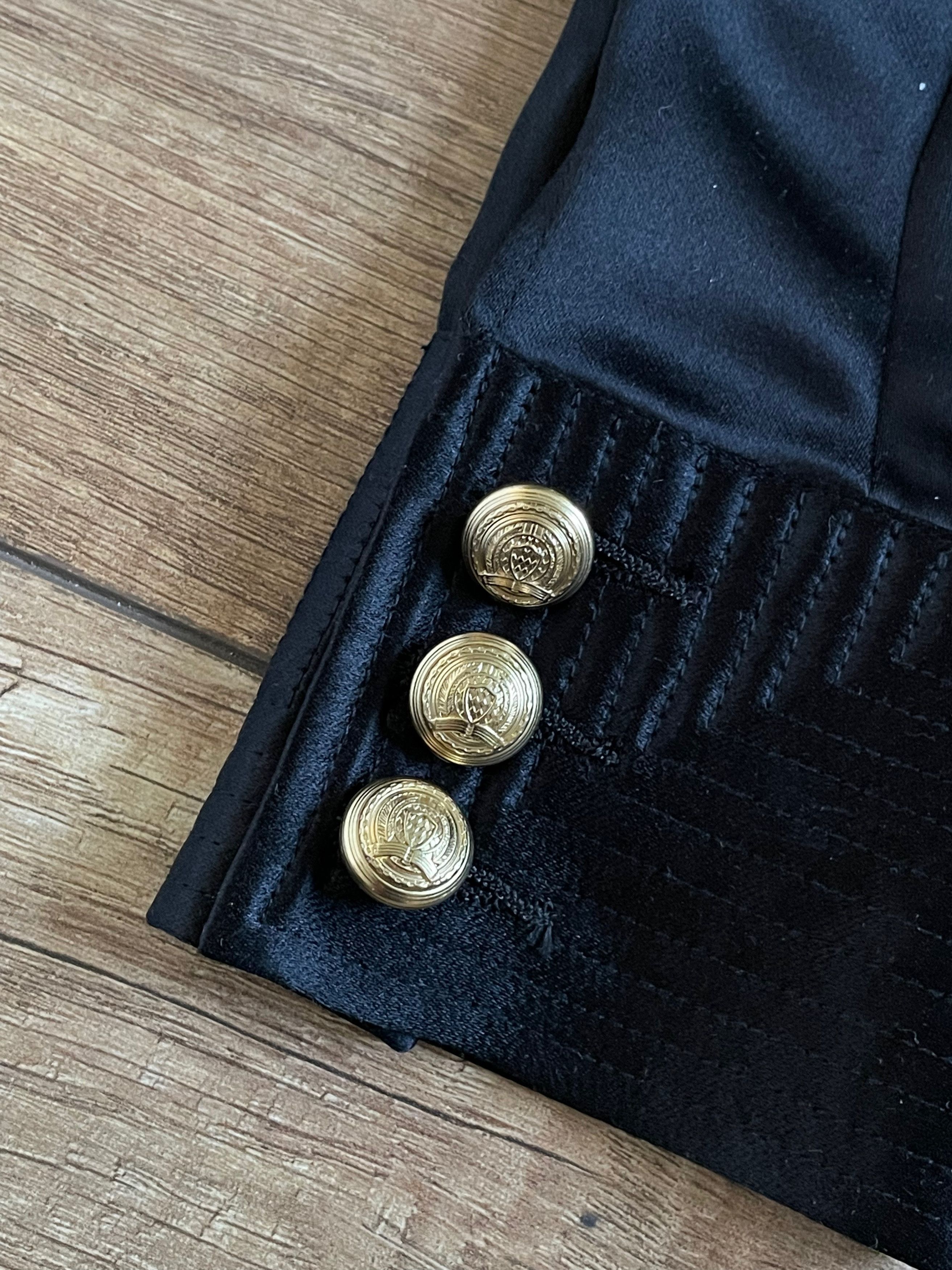 Balmain × H&M Balmain X H&M Launch Collection Silk Blouse Shirt Jacket Size M / US 6-8 / IT 42-44 - 15 Thumbnail