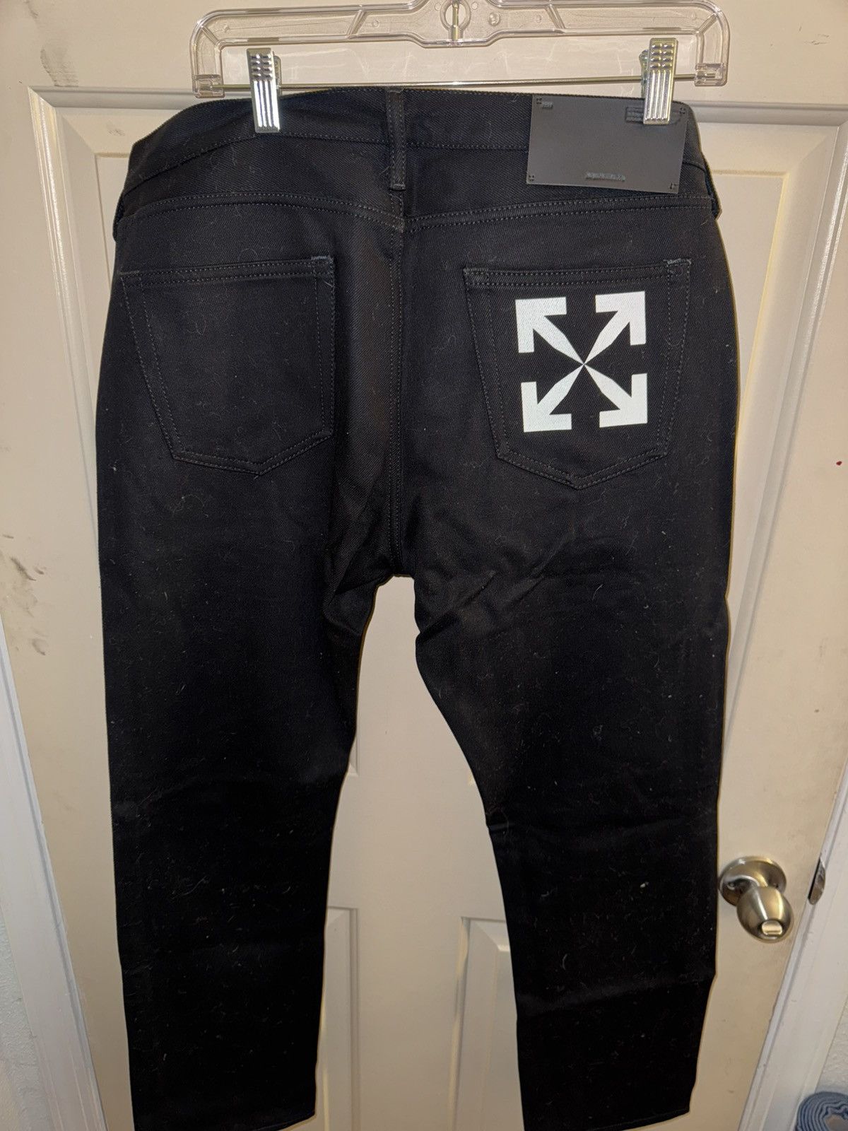 Off-White Off White Black Jeans Size US 33 - 1 Thumbnail