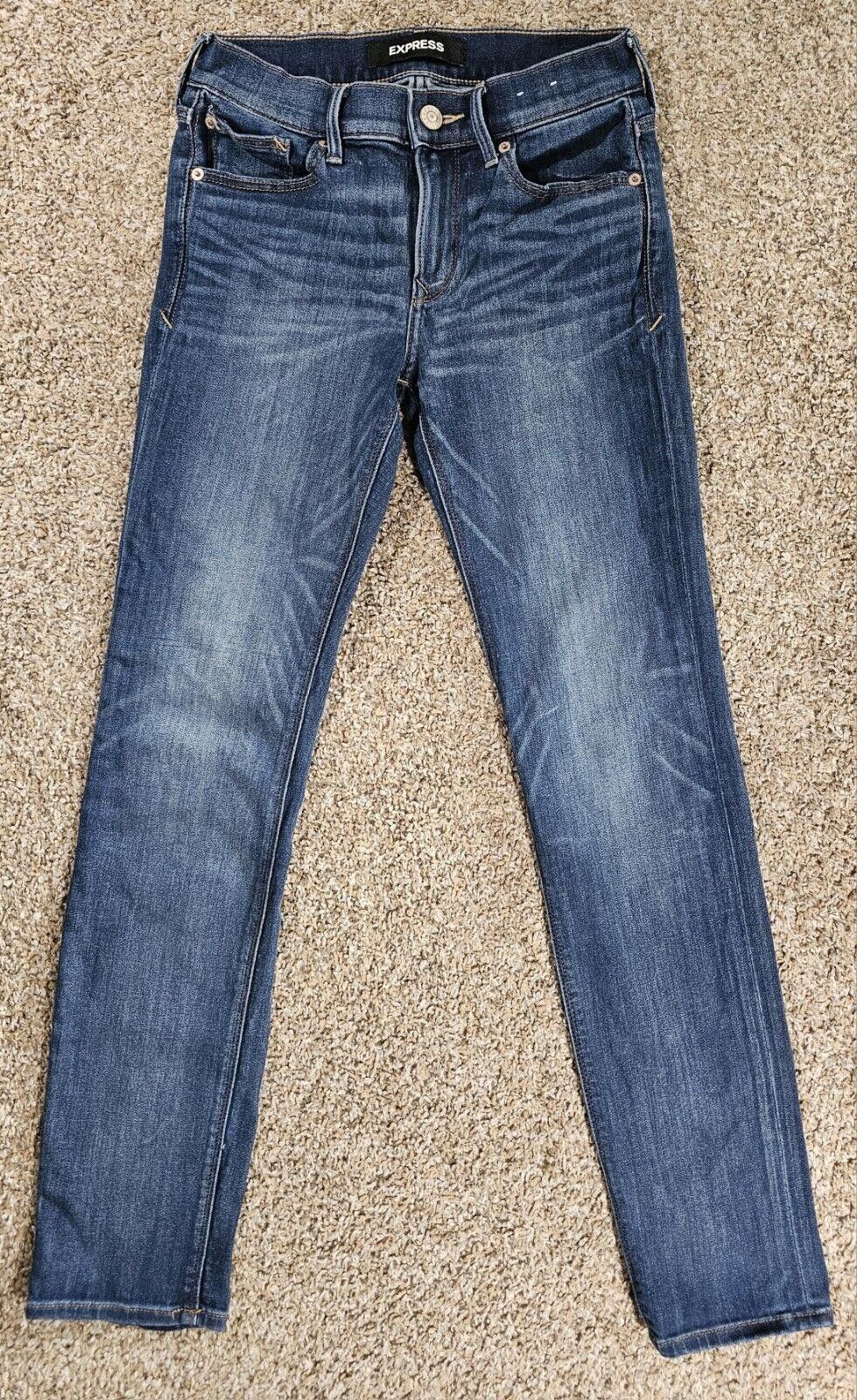Express Express Size 2R Women’s Jeans Stretch Skinny Mid rise Size 26" / US 2 / IT 38 - 1 Thumbnail