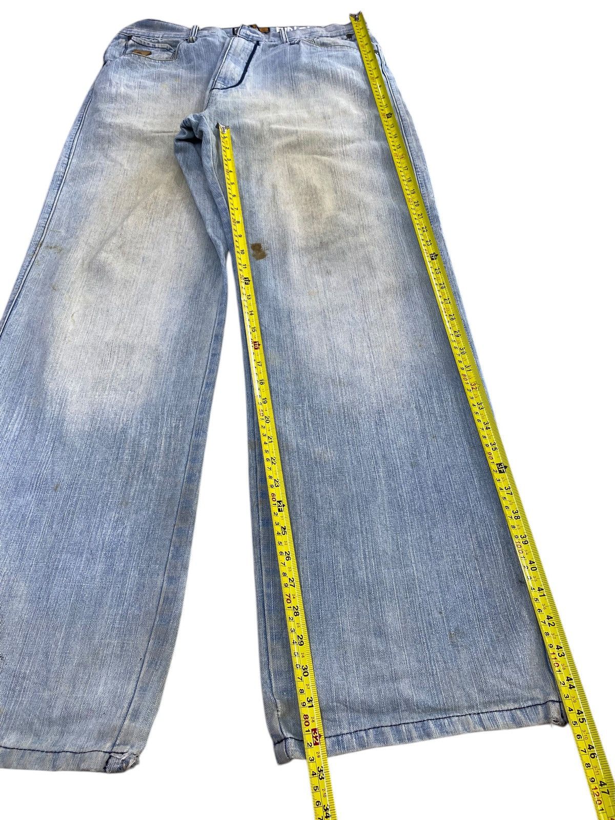 Japanese Brand Japanese Brand Light Faded Wash Style Loose Jeans Size US 34 / EU 50 - 7 Thumbnail