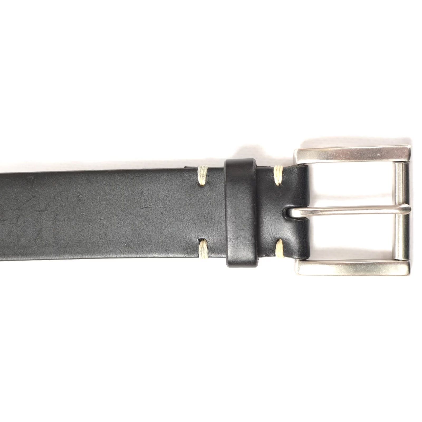 Johnston & Murphy Johnston & Murphy Black Genuine Leather Belt 75-6609 Made in USA Size 38 Belt Mens Black USA Leather 75-6609, Size 38 Size 38 - 2 Thumbnail
