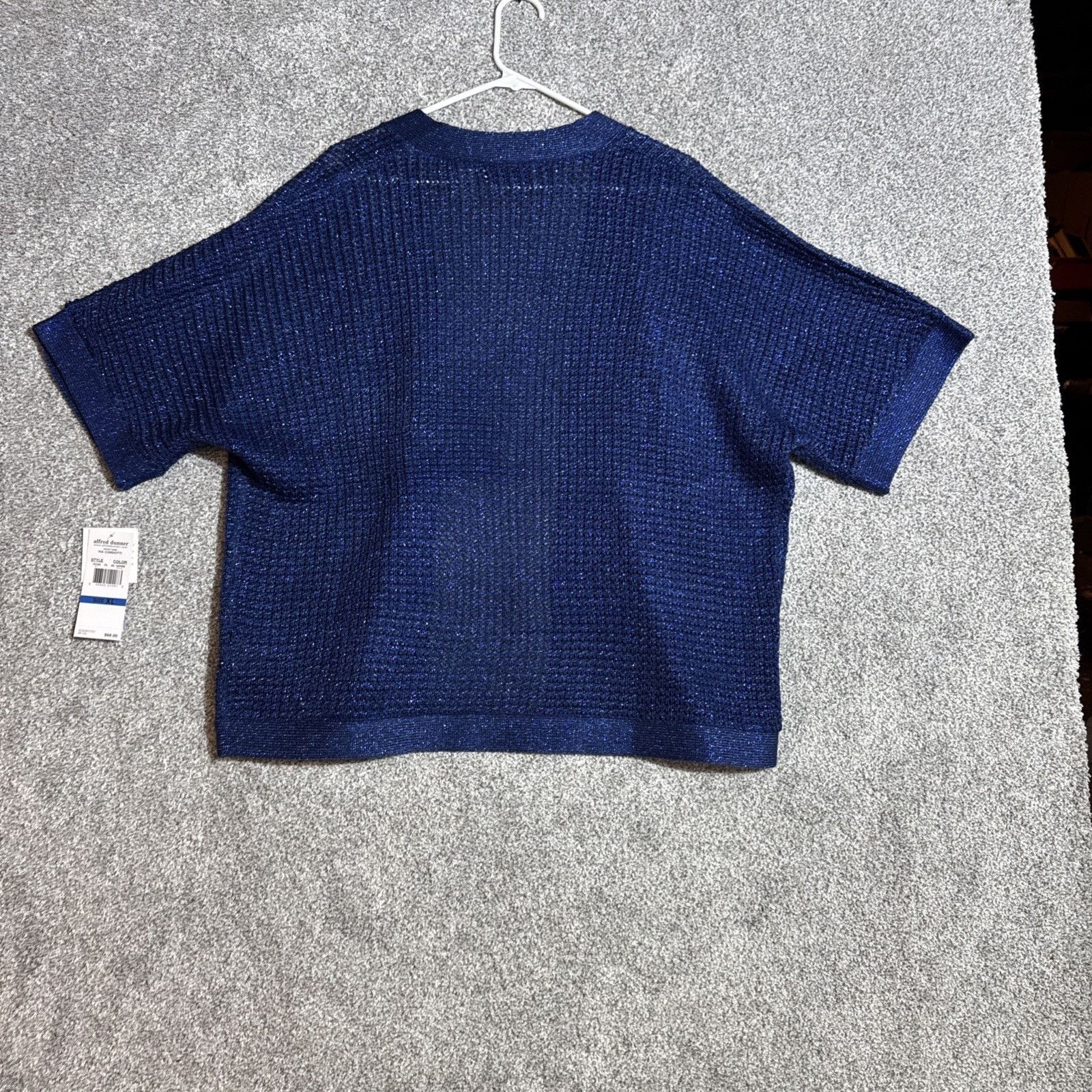 Other Alfred Dunner Via Condotti Cardigan Sweater XL Sparkly Chic Size XL / US 12-14 / IT 48-50 - 6 Thumbnail