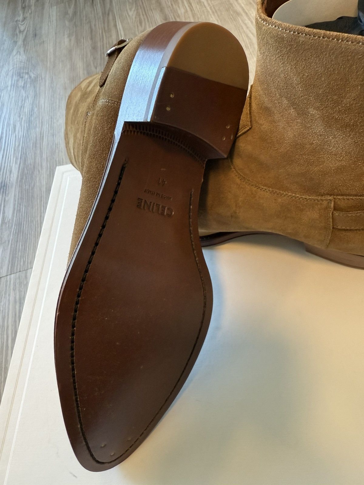 Celine × Hedi Slimane Celine Jacno Back Buckle Zip Boots - 41 Size US 8 / EU 41 - 4 Thumbnail
