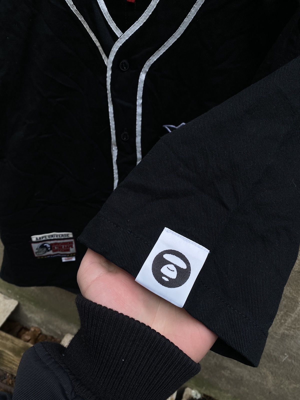 Aape Aape By Bathing Aape Big Back Embroidered Logo MLB Jersey Size US L / EU 52-54 / 3 - 8 Thumbnail
