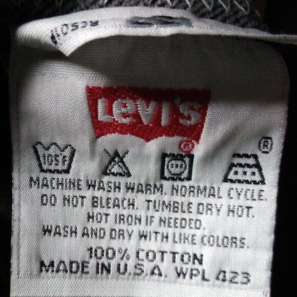 Levi's NWT Vintage Levi's 501 Selvedge Denim Jeans 29x32 Black Size US 32 / EU 48 - 7 Thumbnail