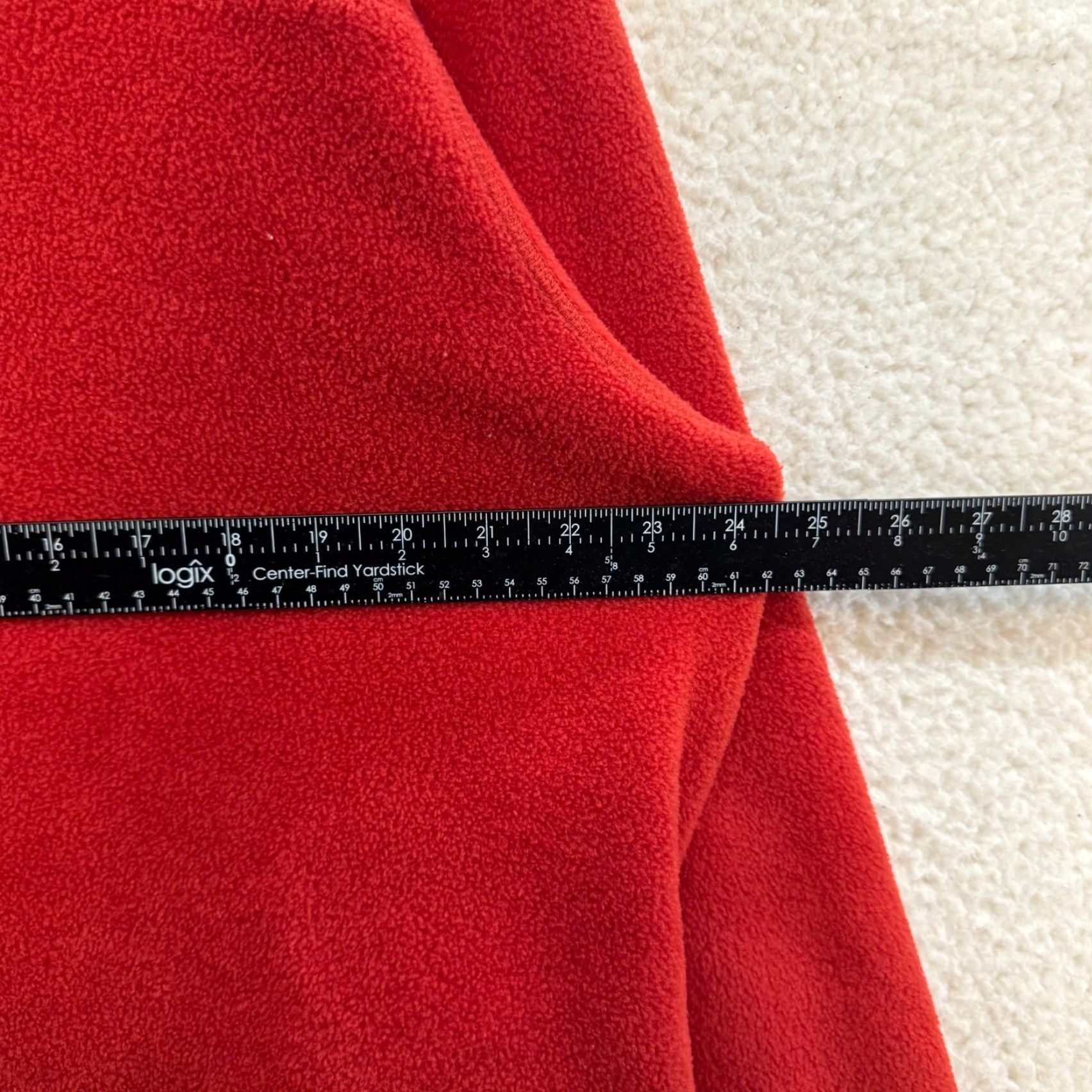 Gap VINTAGE Gap Fleece Sweater Jacket L Red 1/4 Zip Collared Pockets Mens Size US L / EU 52-54 / 3 - 5 Thumbnail