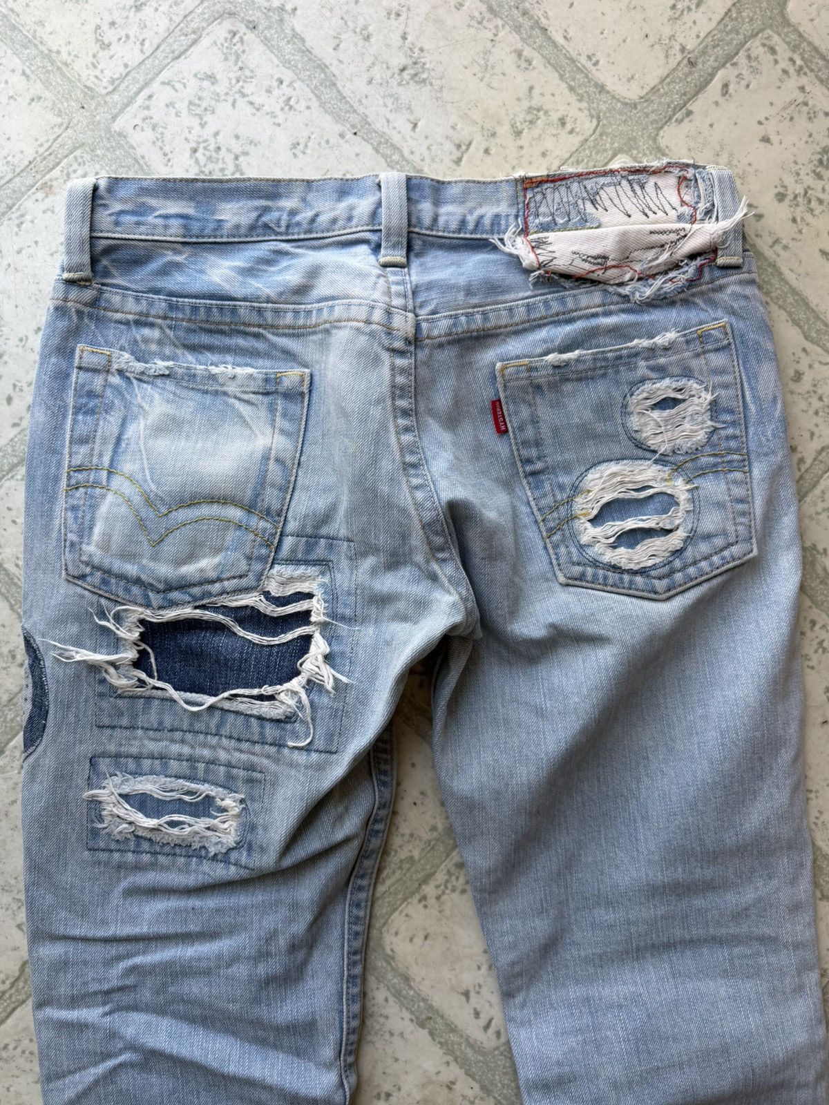 Hysteric Glamour Vintage Hysteric Glamour Boro Patched Jeans Size US 29 - 5 Thumbnail