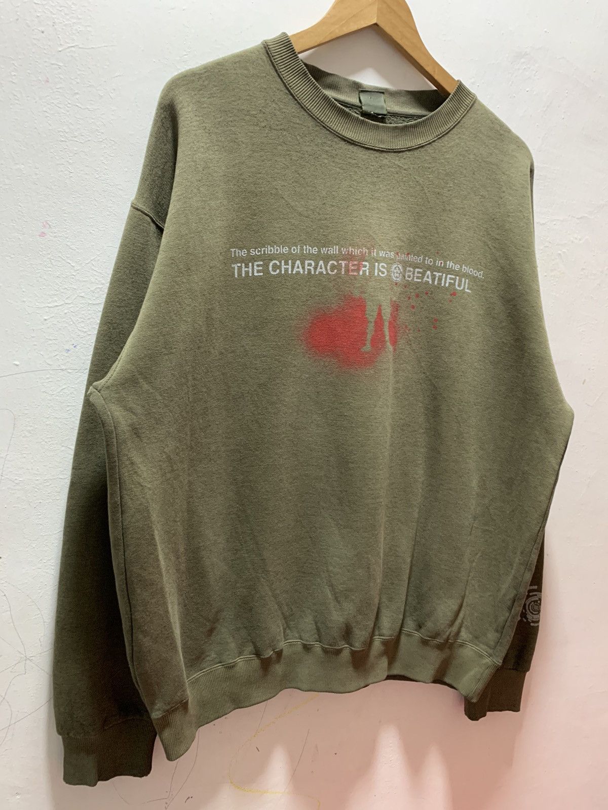 Japanese Brand Vintage Grunge Painted to in the Blood Archival Sweatshirt Size US XL / EU 56 / 4 - 6 Thumbnail