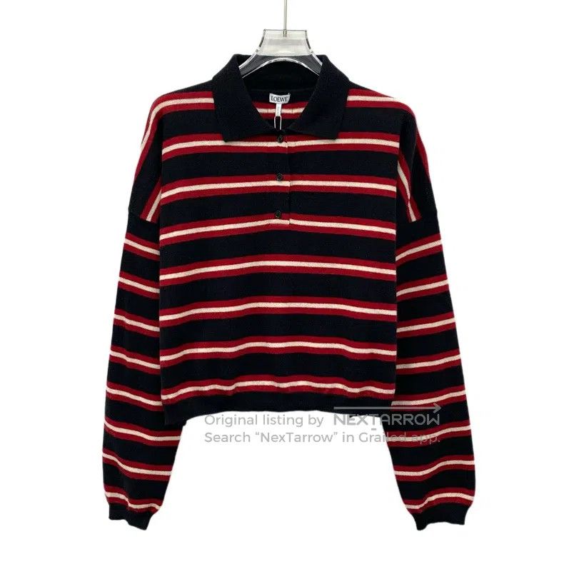 Loewe Loewe Colorblocked Striped Merino Wool Reversible Single-b Size M / US 6-8 / IT 42-44 - 1 Thumbnail