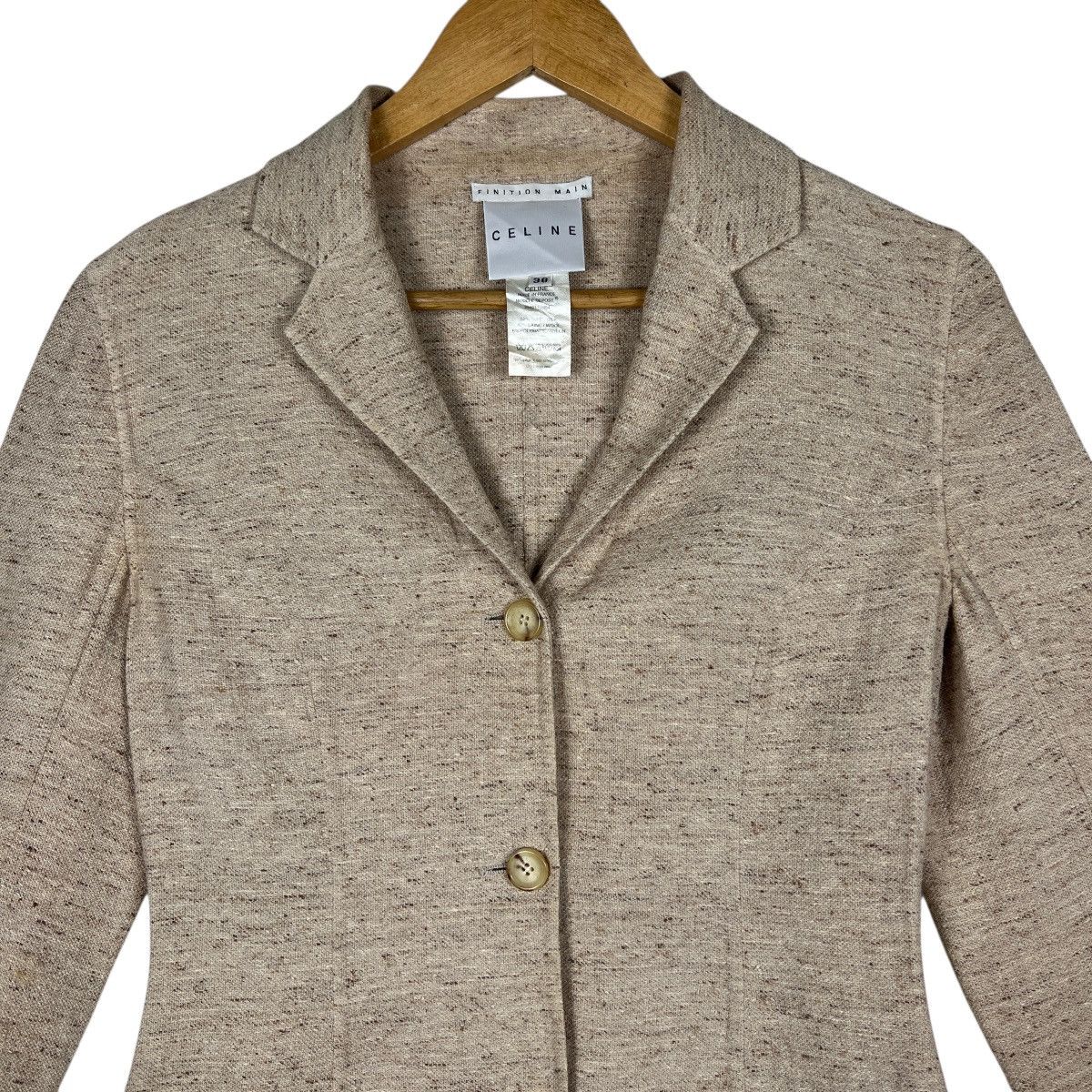 Celine 🔥 Celine Paris Finition Main Jacket Made In France Size 38 Size XS / US 0-2 / IT 36-38 - 3 Thumbnail