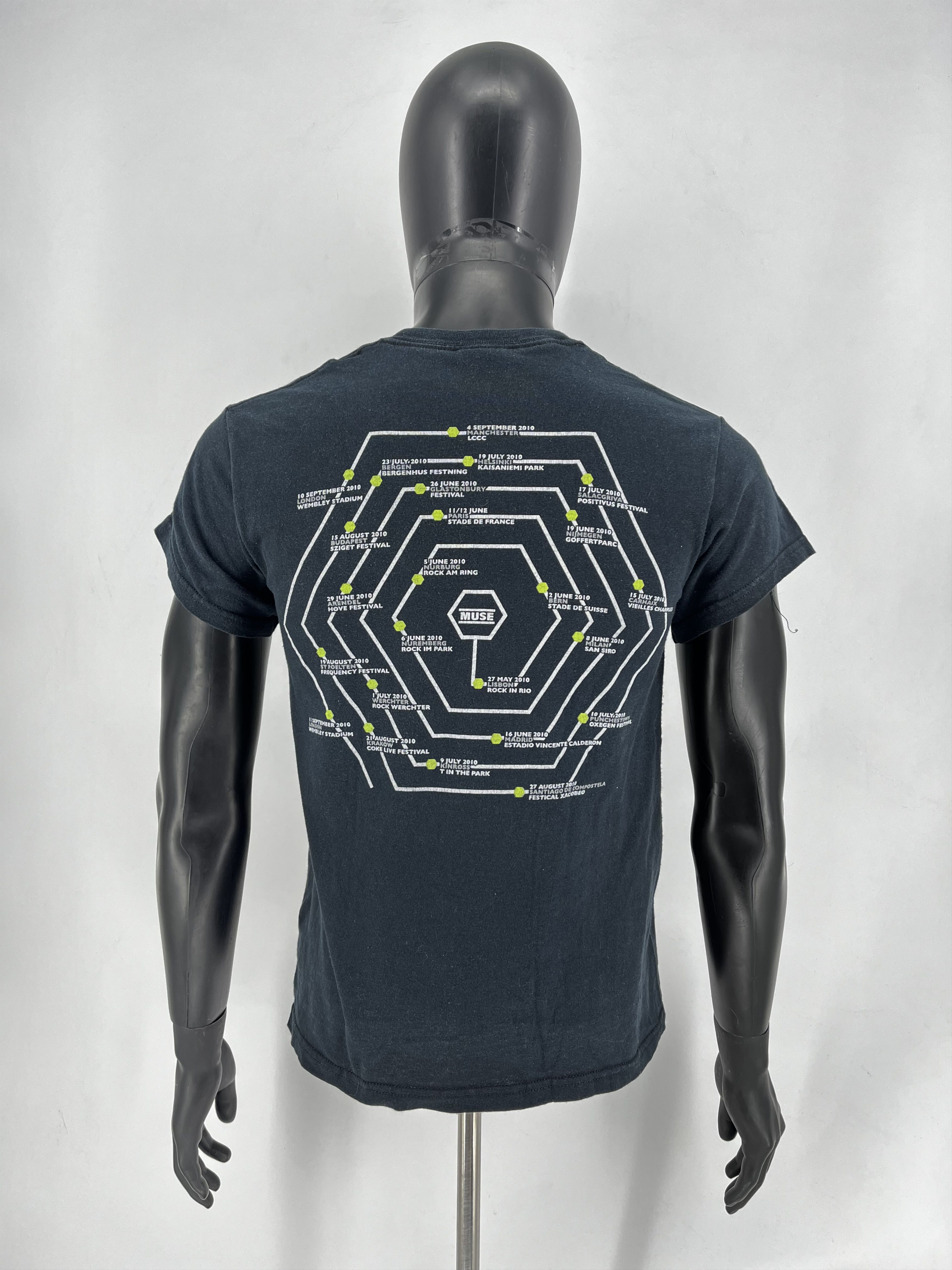 Band Tees Muse The Resistance T Shirt XL Blue 2010 Tour Concert Tee Size US S / EU 44-46 / 1 - 9 Thumbnail