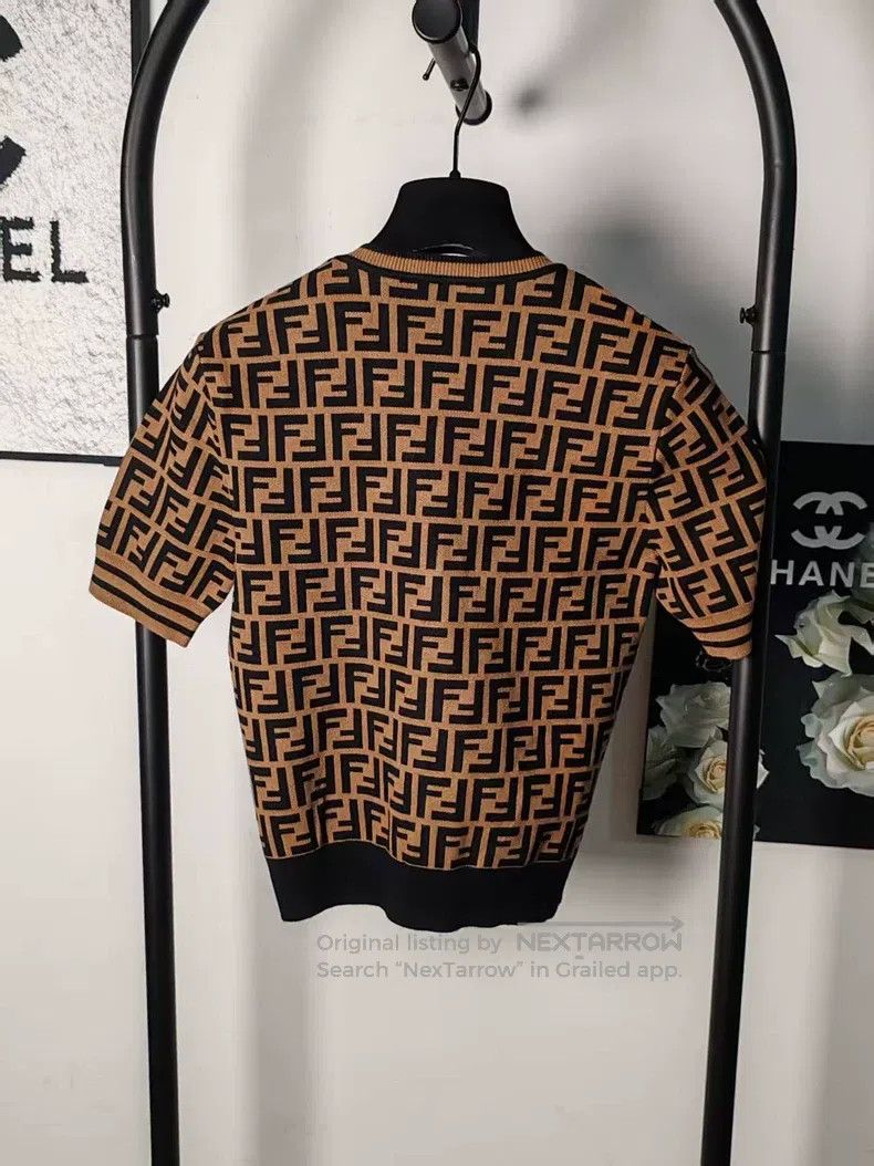 Fendi Fendi Fully Printed Knit Short Sleeve Size XS / US 0-2 / IT 36-38 - 2 Thumbnail