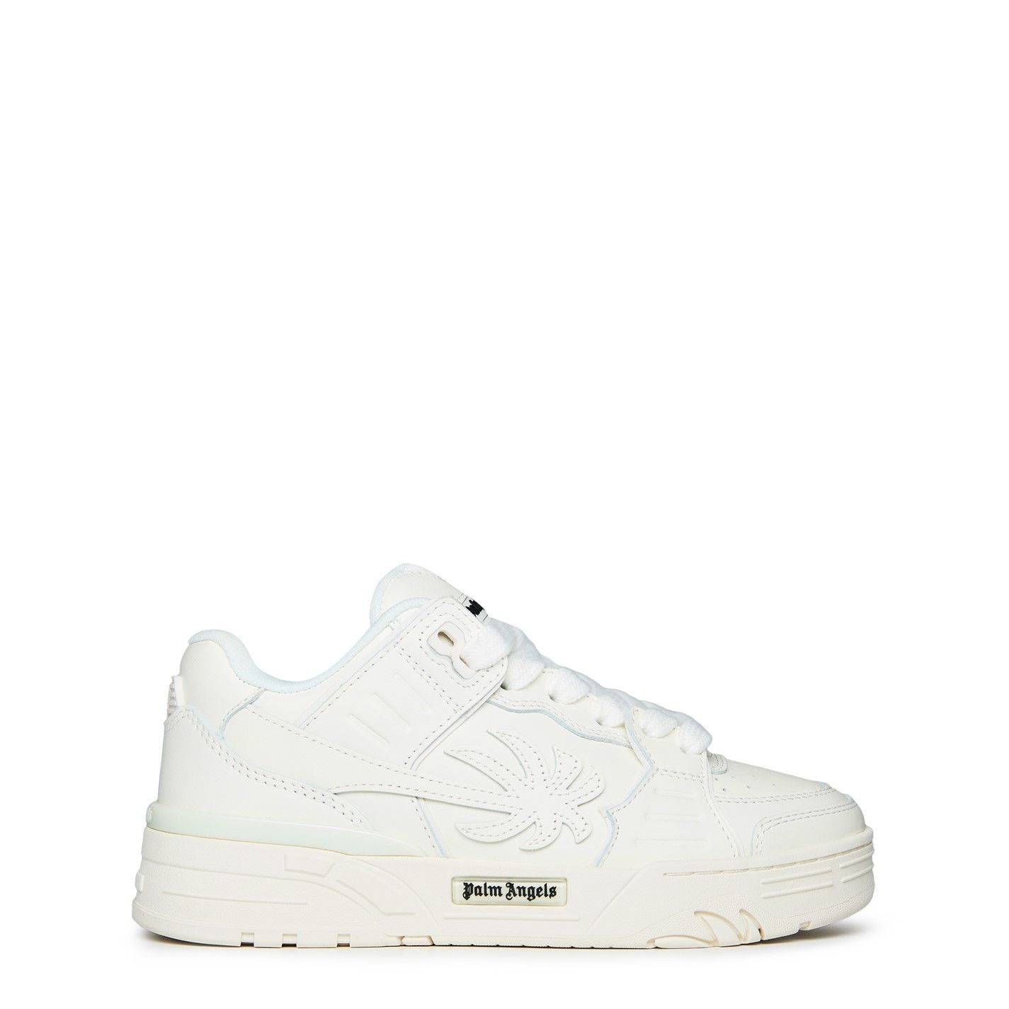 Palm Angels o1g2r1mq0325 Venice Leather Trainers in White Size US 6 / IT 36 - 1 Thumbnail