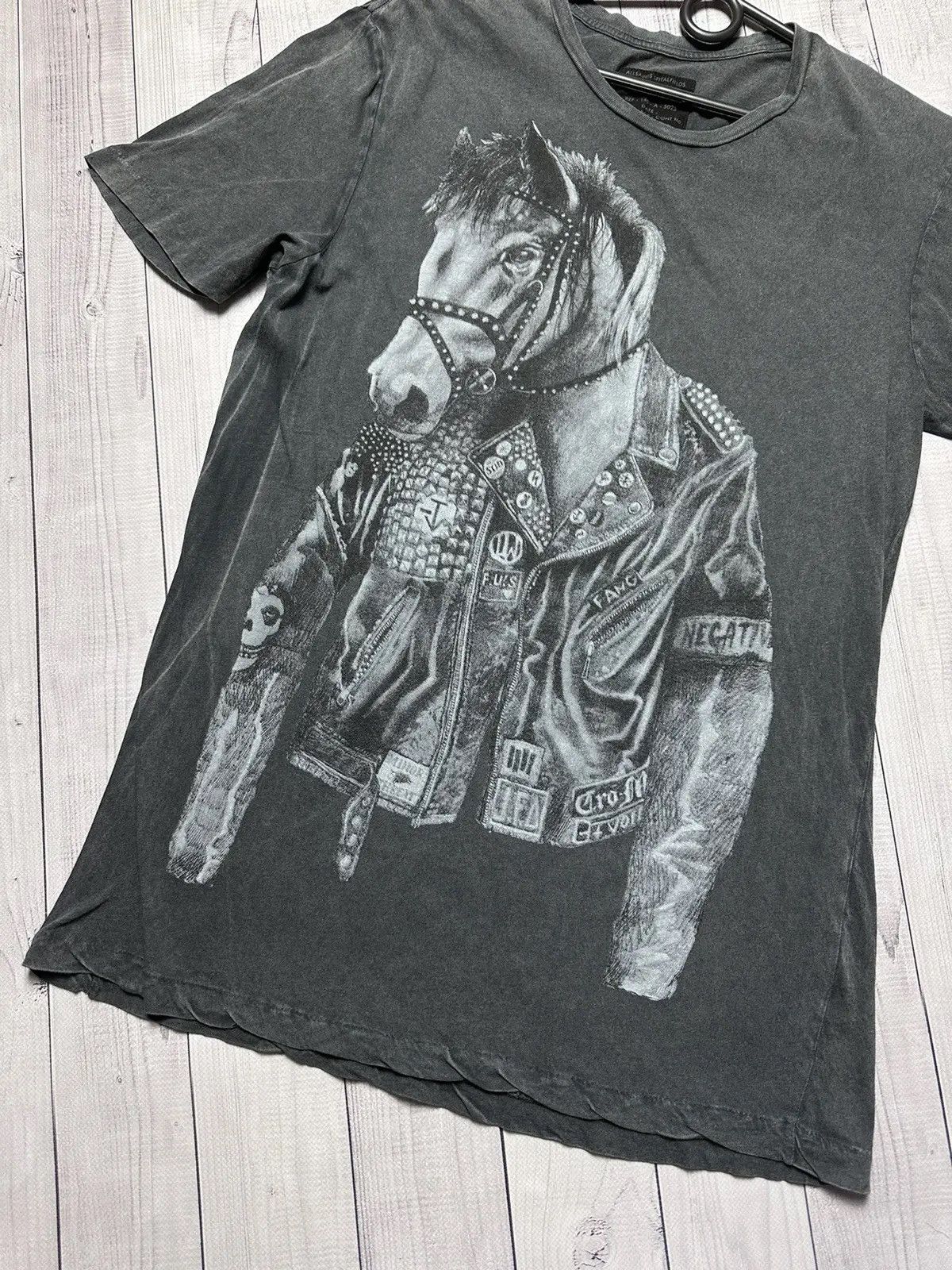 Allsaints Vintage Allsaints Horse tee big logo rare M Size US M / EU 48-50 / 2 - 2 Thumbnail
