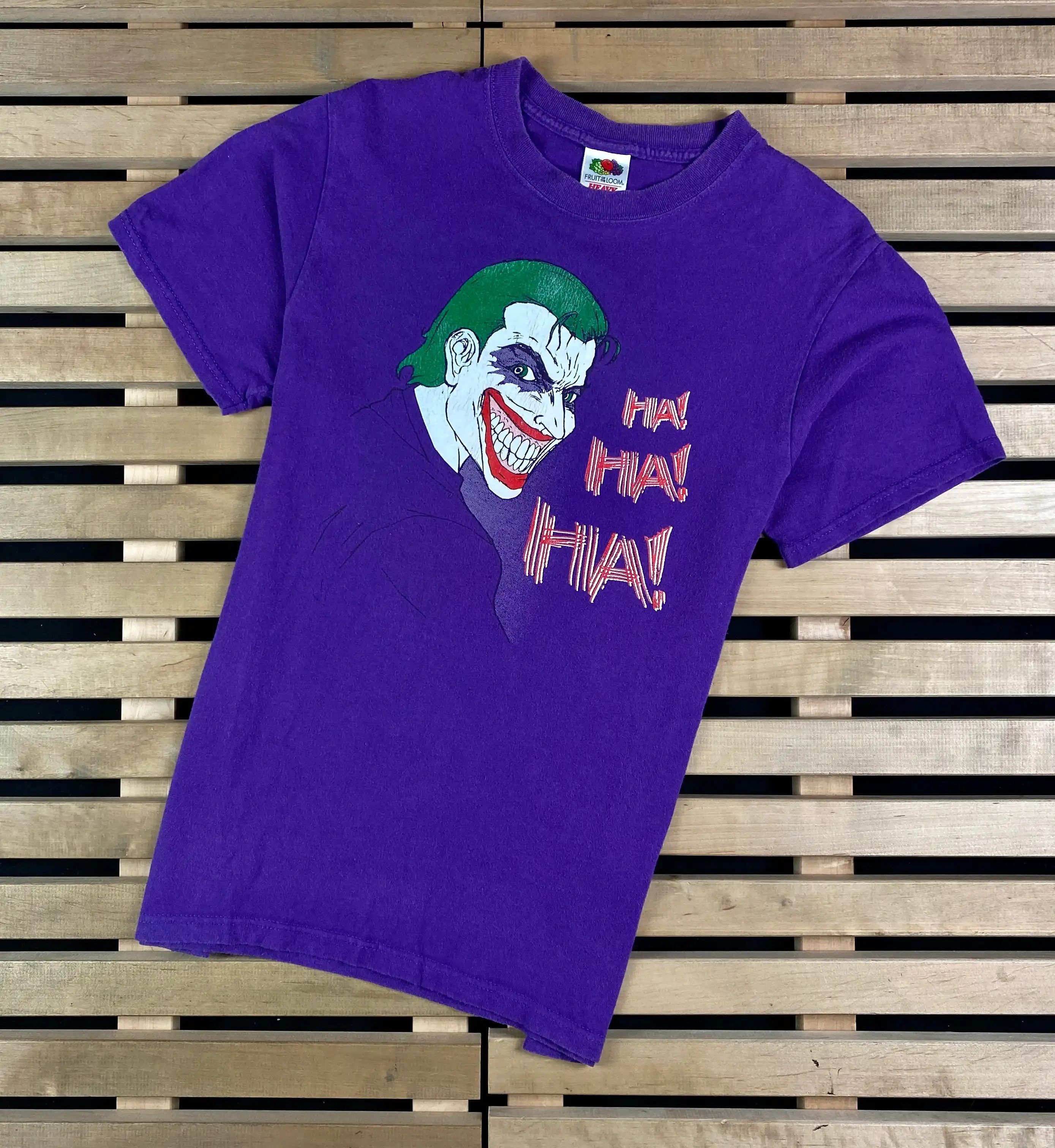 DC Comics × Vintage Mens T-Shirt Joker Vintage Dc Comics Size S Size US S / EU 44-46 / 1 - 1 Thumbnail