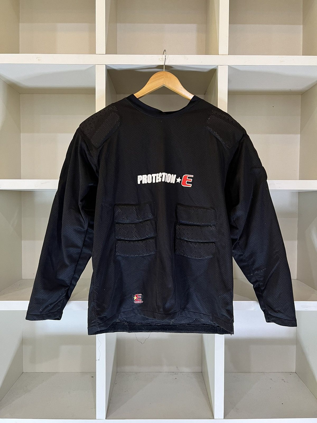 image of Racing Eb’S Protection Biker Wear in Black, Men's (Size Large)