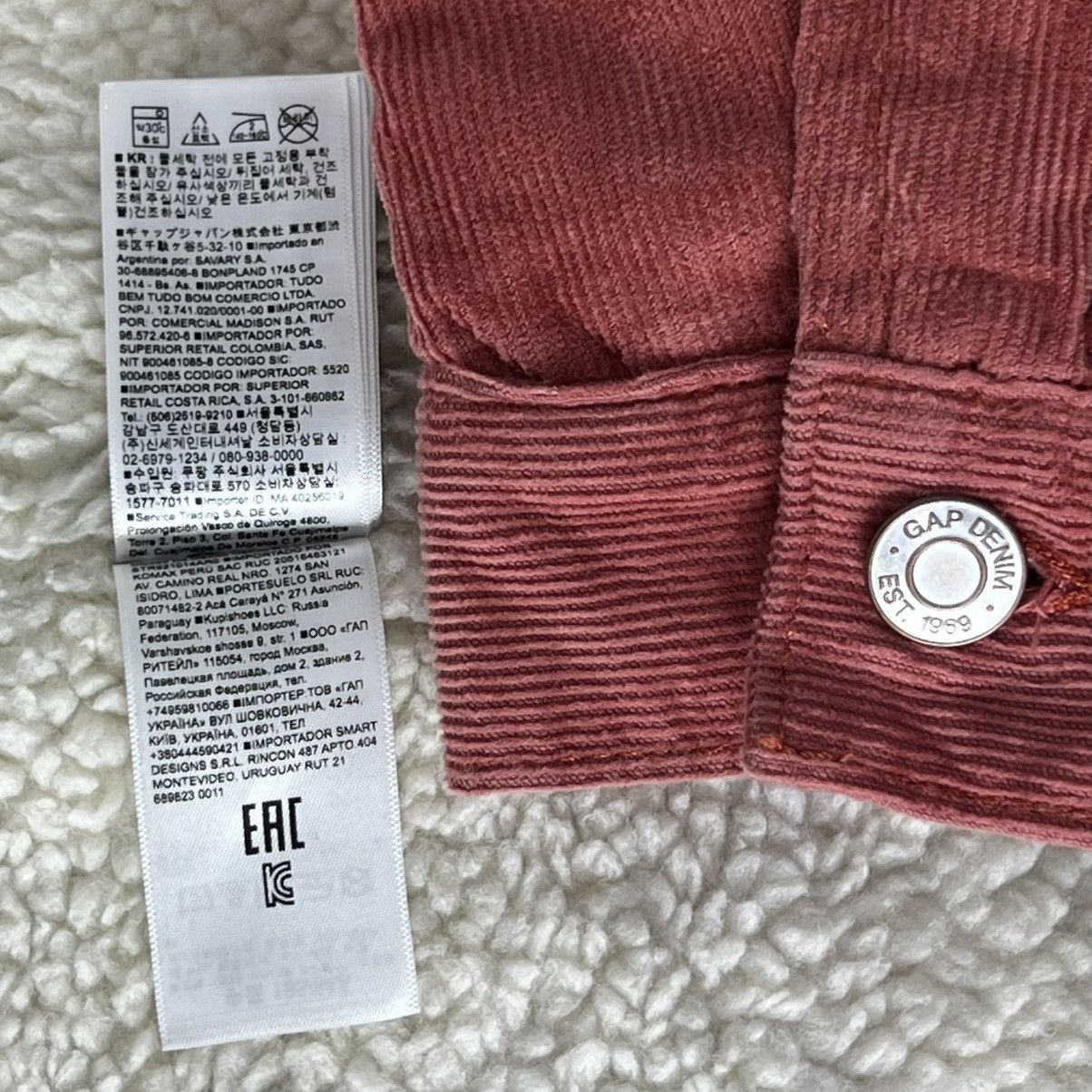 Gap Gap Denim Corduroy Sherpa Jacket Size XS / US 0-2 / IT 36-38 - 13 Thumbnail