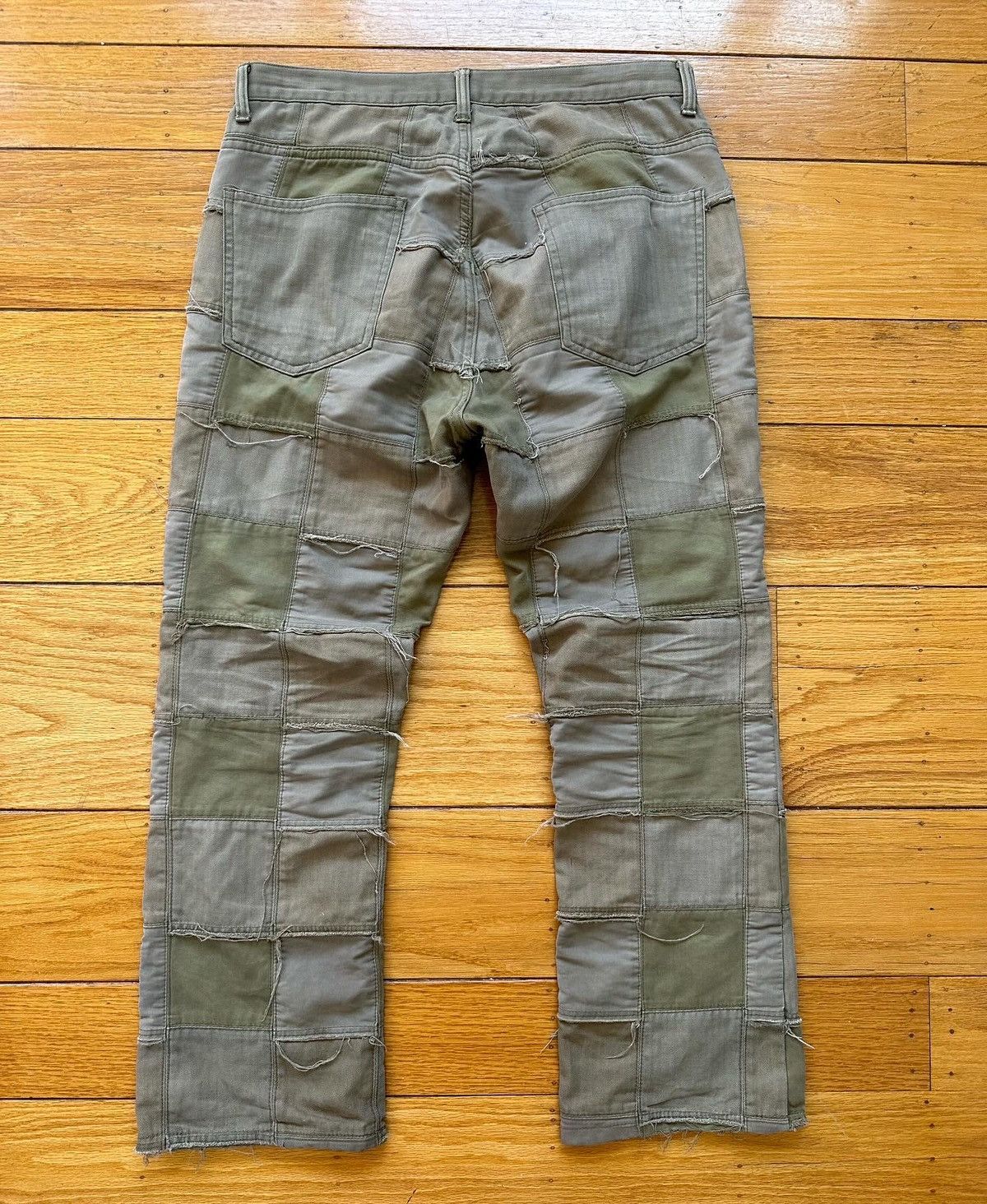 Comme des Garcons AW2006 Junya Watanabe x Comme Des Garçons Patchwork Trousers Size US 33 - 2 Thumbnail