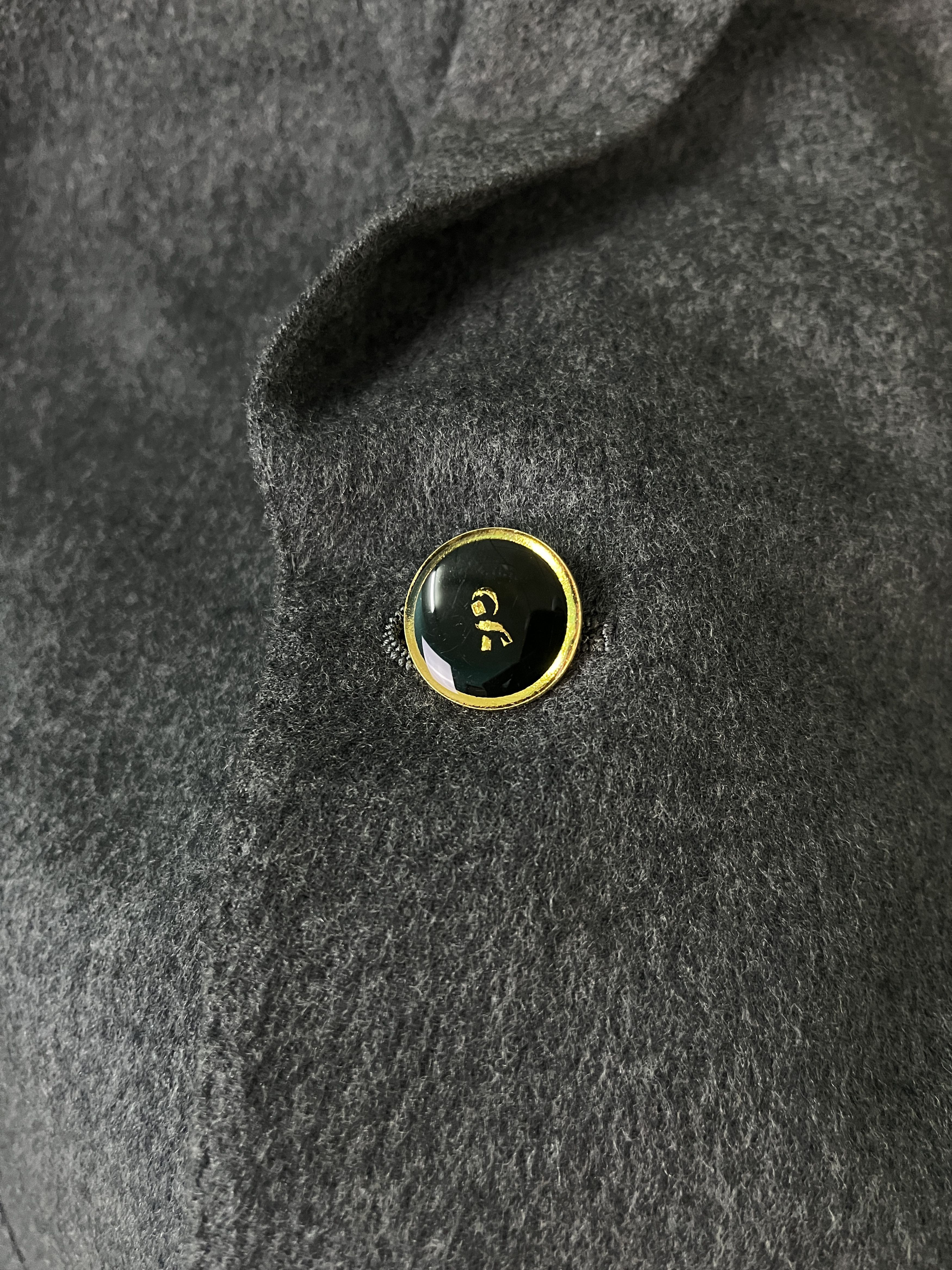 Roberta di Camerino Wool and Cashmere Grey Blazer Size 40R - 7 Thumbnail