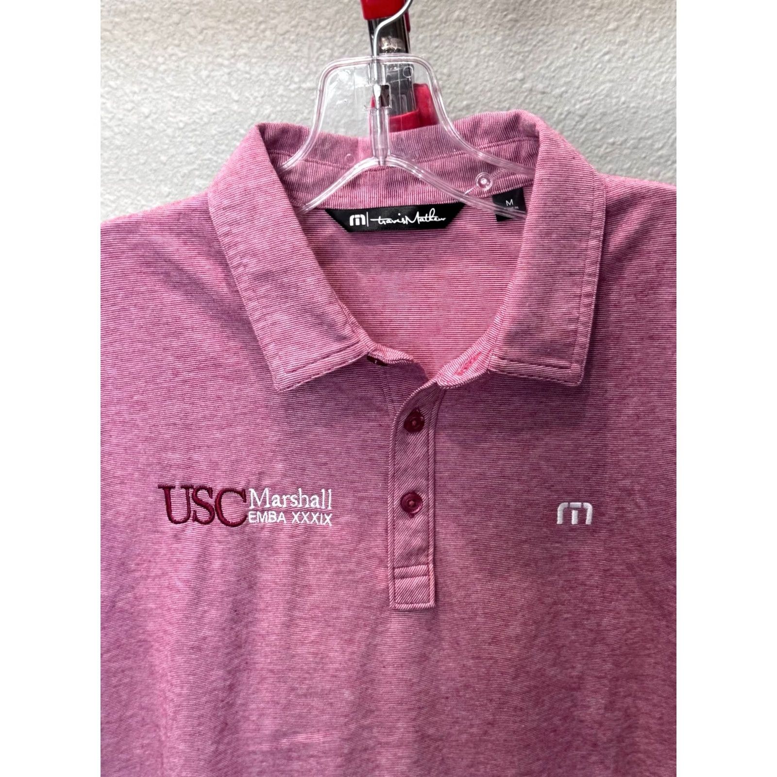 TravisMathew Travis Matthew USC Marshall EMBA POLO SHIRT Medium M Mens Size US M / EU 48-50 / 2 - 2 Thumbnail