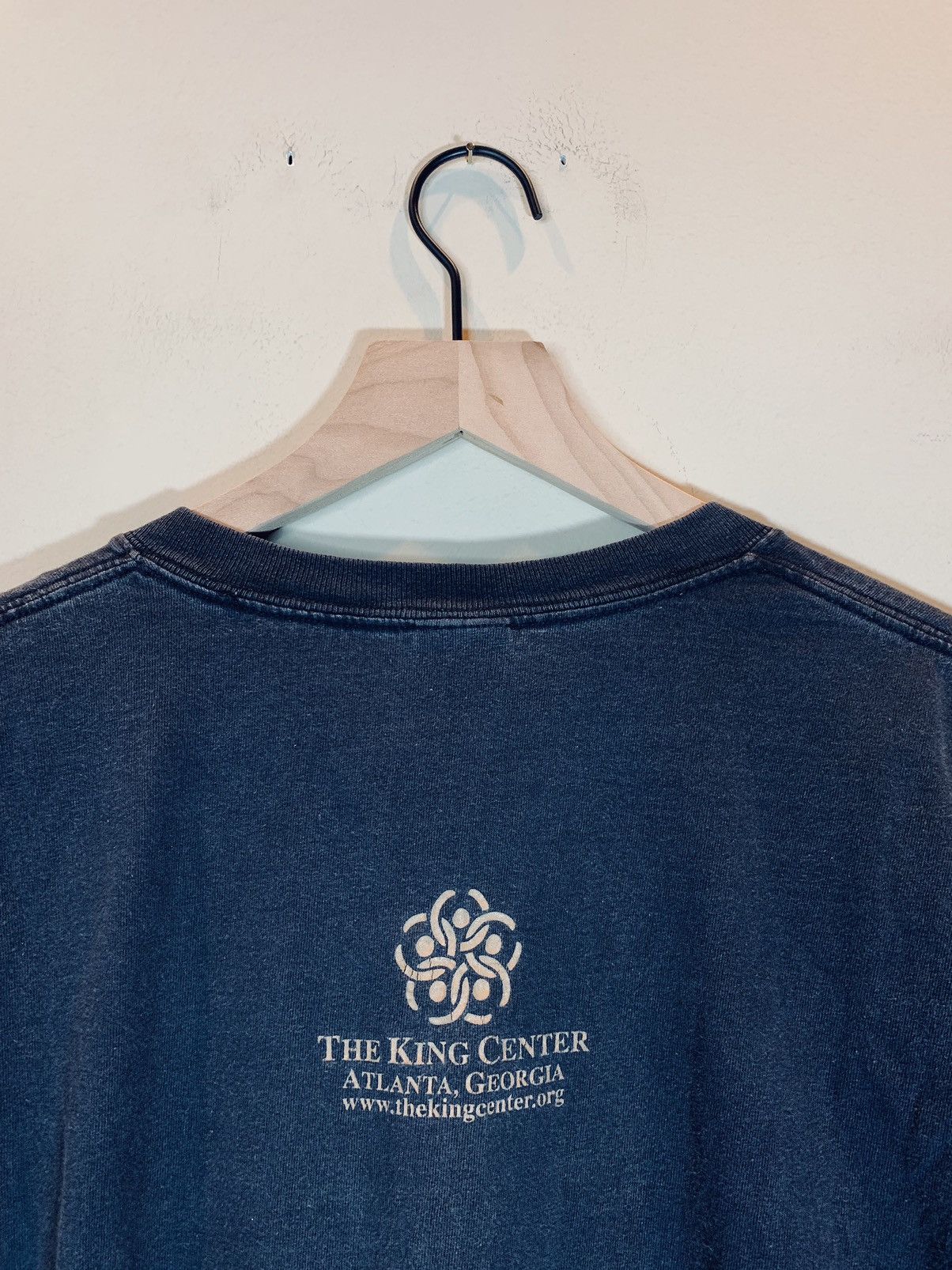 Vintage *RARE* Vintage MLK Love The Lord Thy God King Center T-Shirt Size US L / EU 52-54 / 3 - 4 Thumbnail