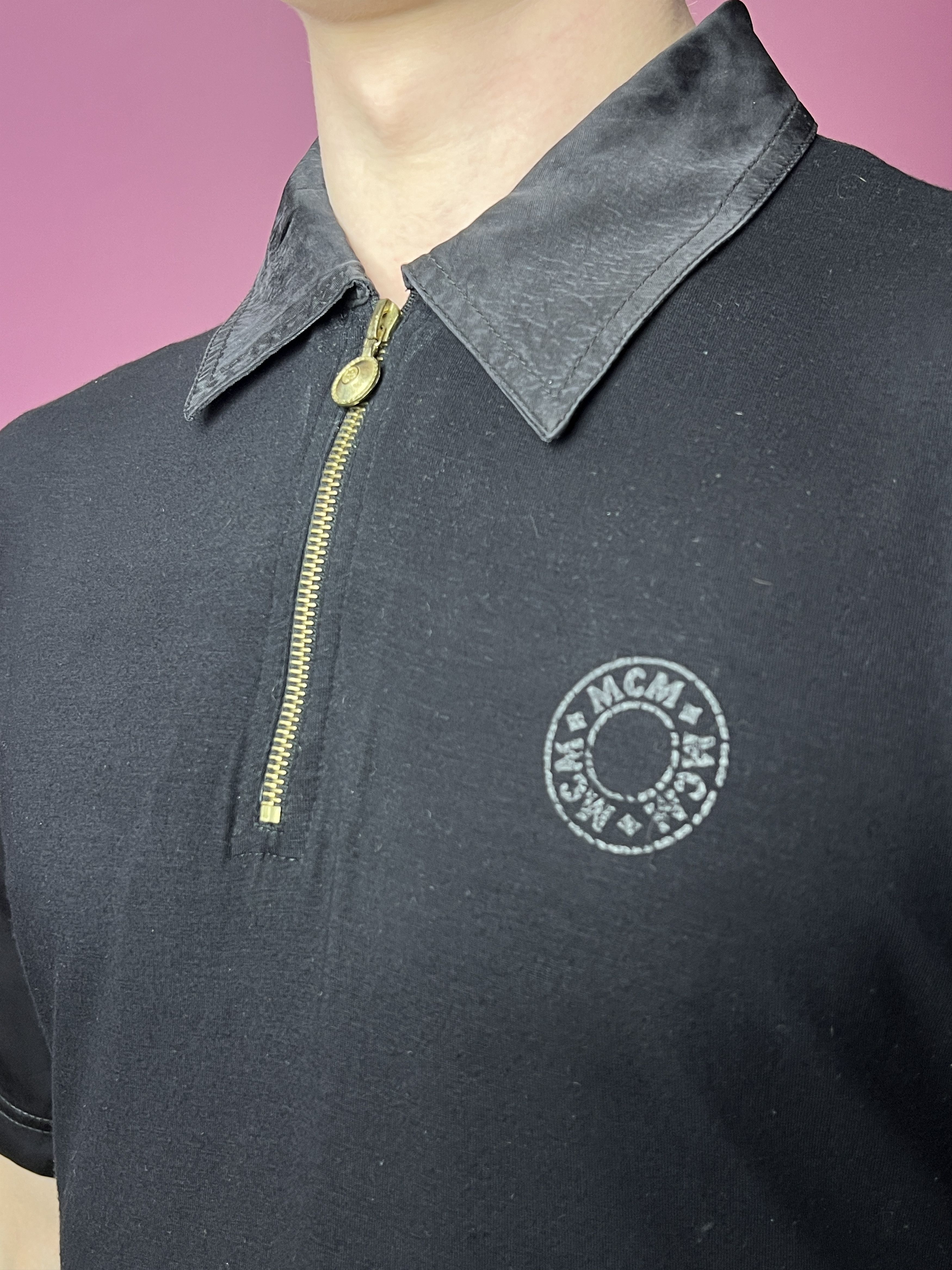 MCM MCM Sport Vintage Men's Quarter Zip Polo Shirt - S Size US S / EU 44-46 / 1 - 5 Thumbnail