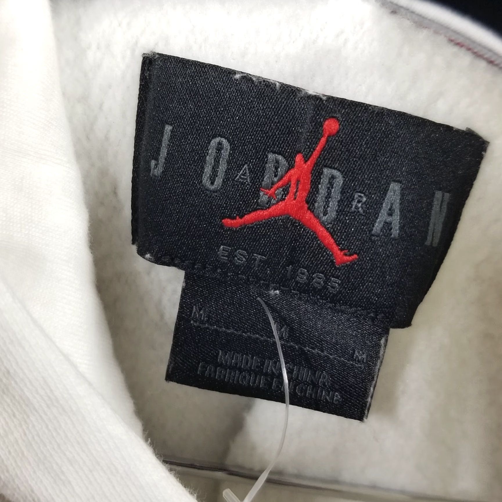 Nike Nike Air Jordan MVP Statement Fleece Hoodie White Jumpman Rare M FV7223 SAMPLE Size US M / EU 48-50 / 2 - 4 Thumbnail