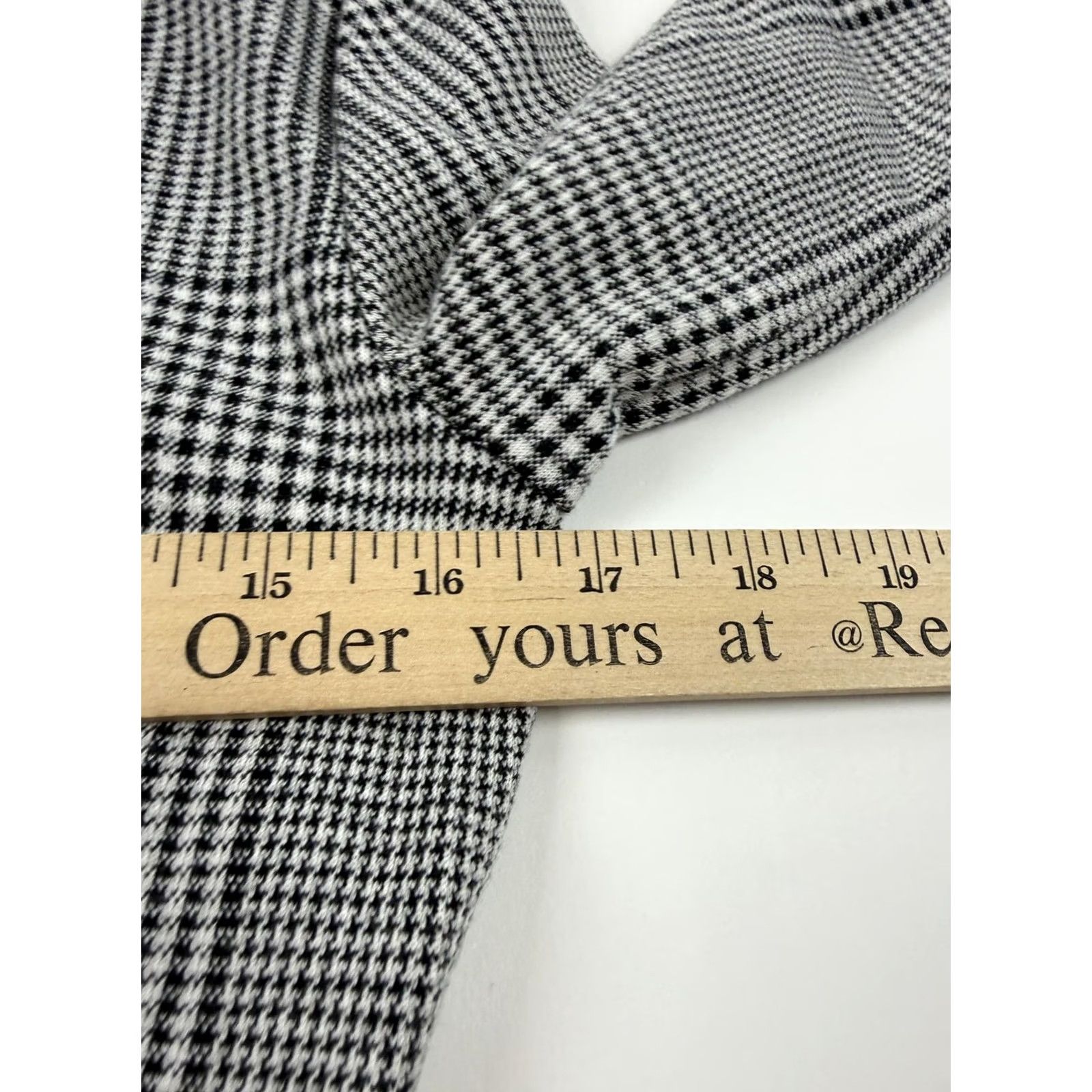 Banana Republic Banana Republic Dress Womens 4 Gray Plaid V Neck Sheath Knee Length Work Office Size S / US 4 / IT 40 - 6 Thumbnail