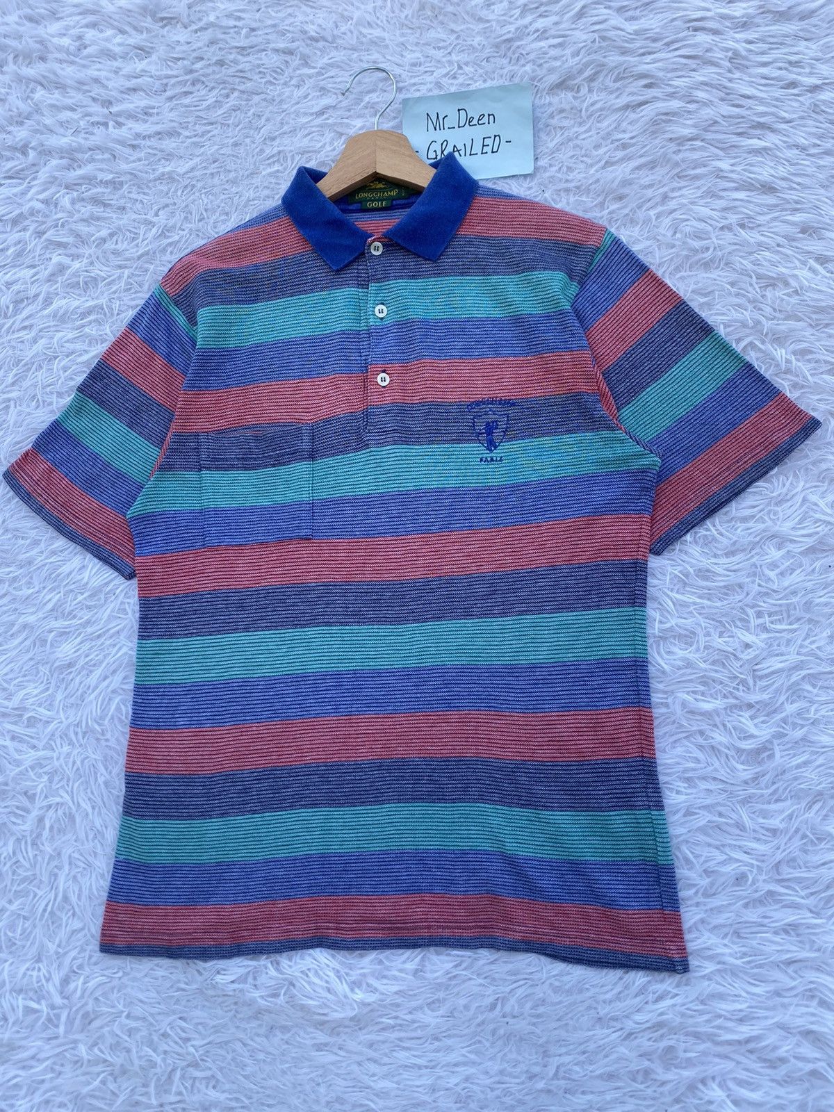 Longchamp Rare Vintage 90s Longchamp Polo Shirt Size US M / EU 48-50 / 2 - 3 Thumbnail